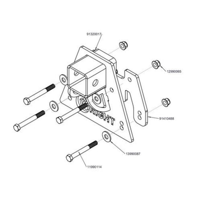 Wright Front Hitch Kit 95410053