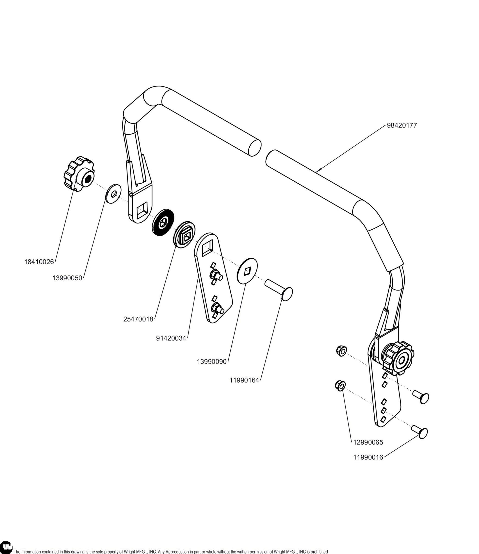 WZTO Control Handle Upgrade Kit 95420009.