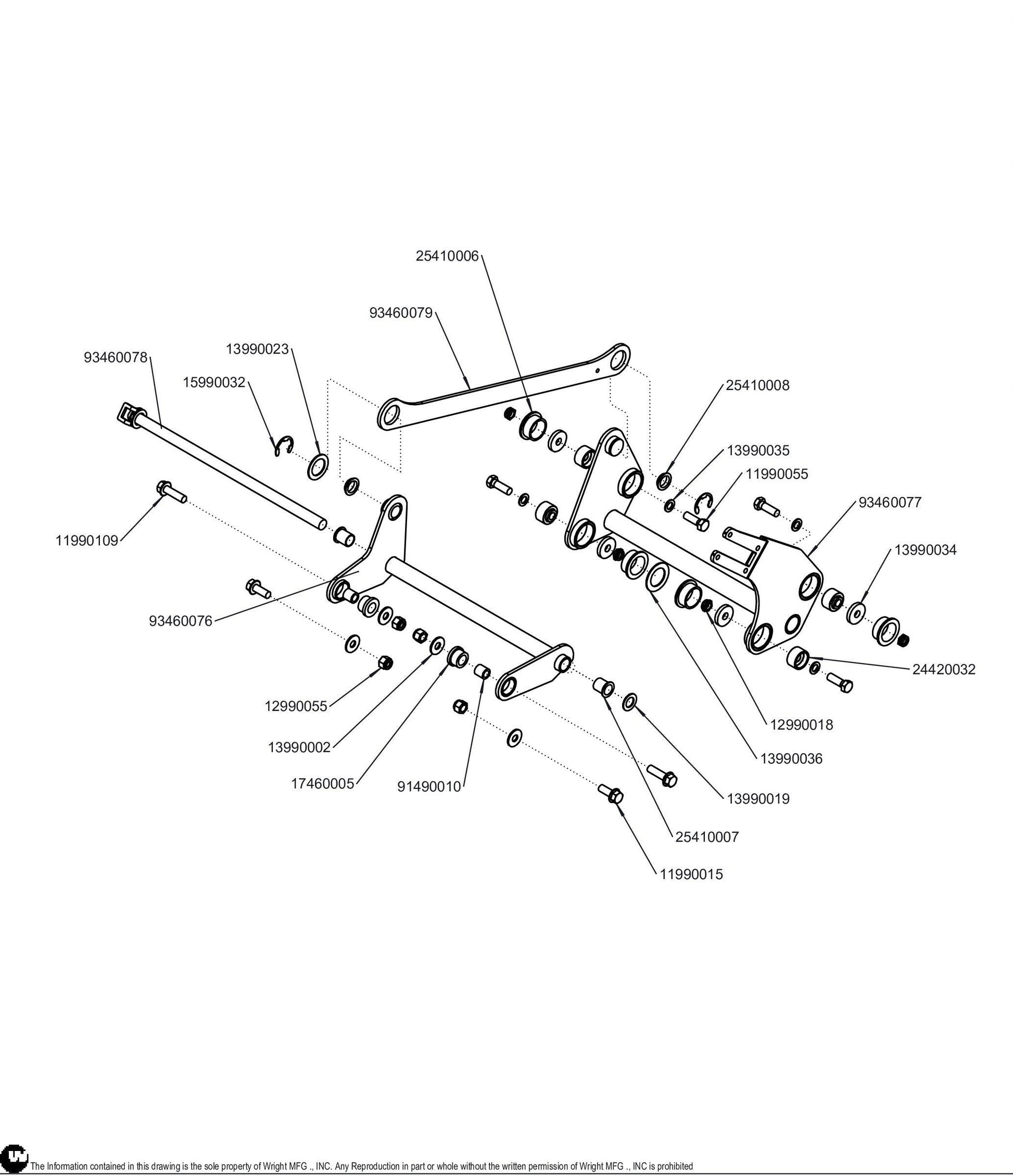 WSES/WSR Deck Lift Retro-Fit Kit 95460005.