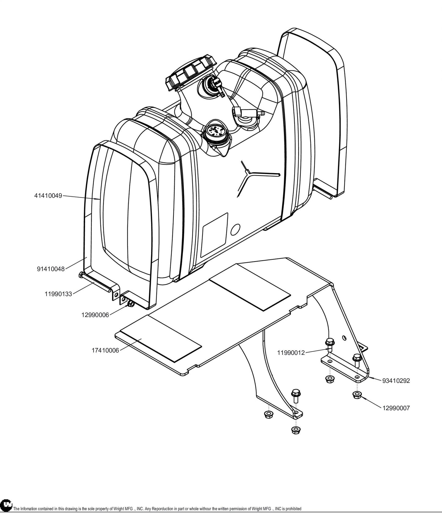32 Stander Fuel Tank Kit 95460017.