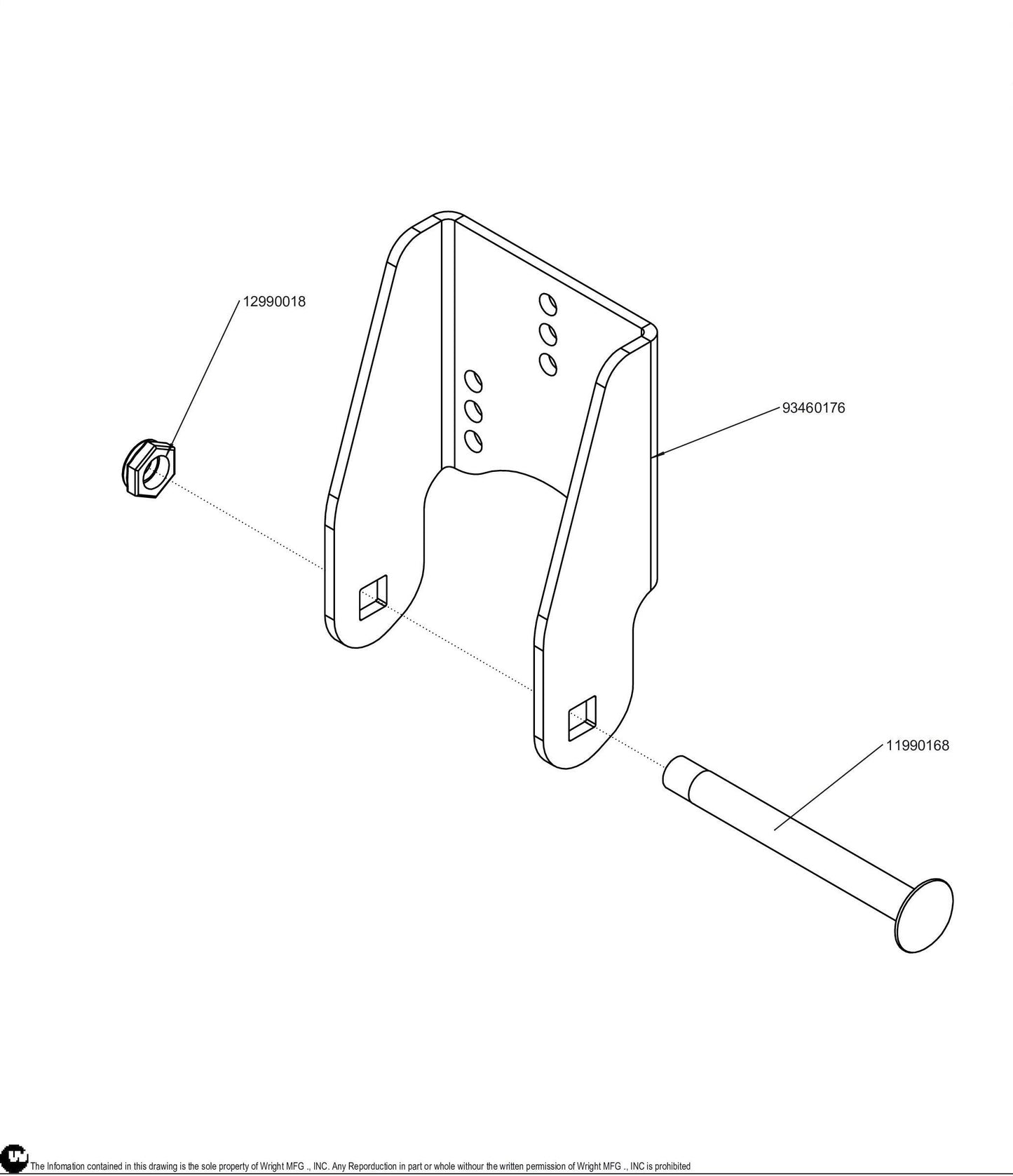 Front Antiscalp Assembly Kit 95460025.