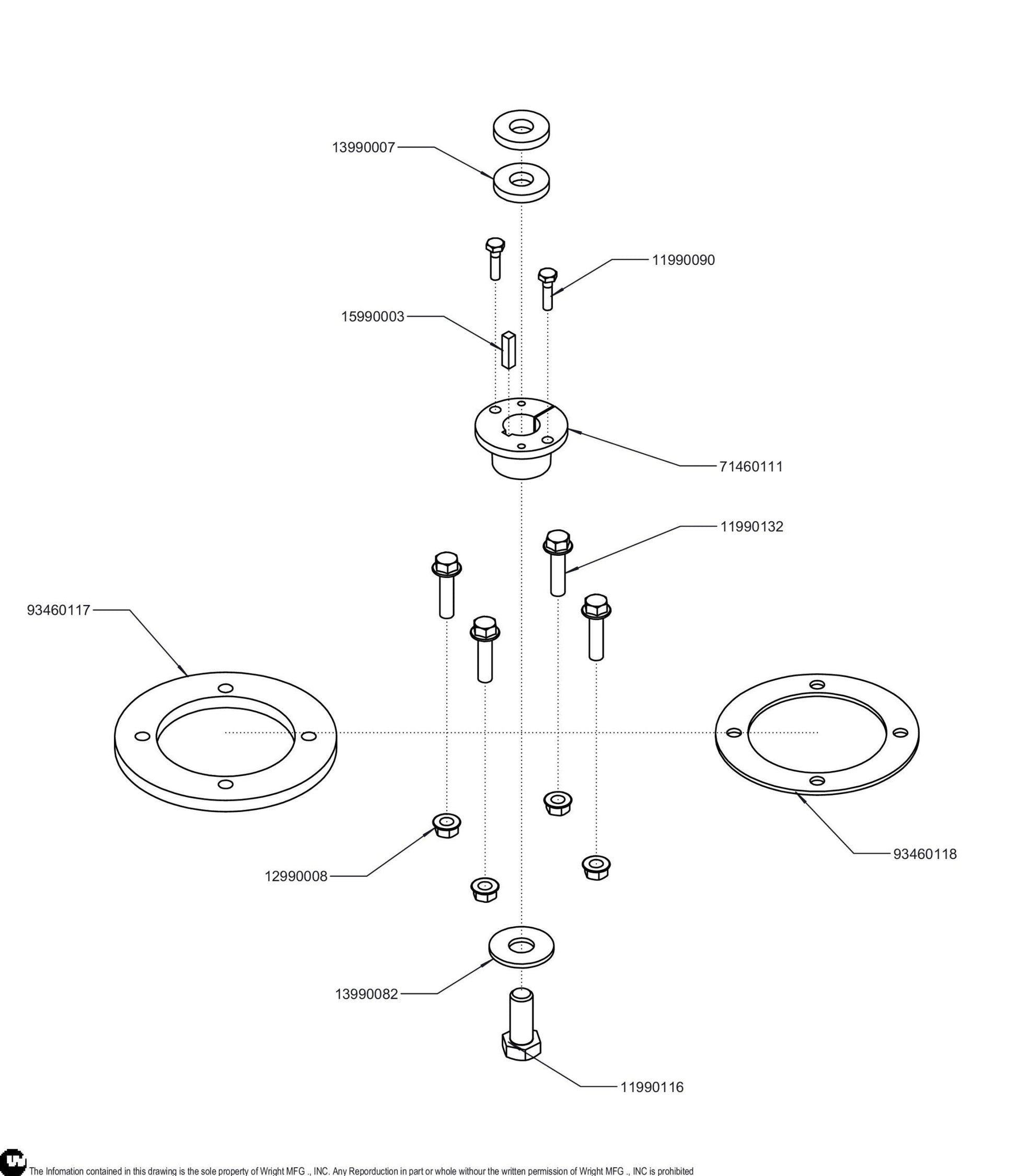 Spindle Assembly Hardware 95460028.