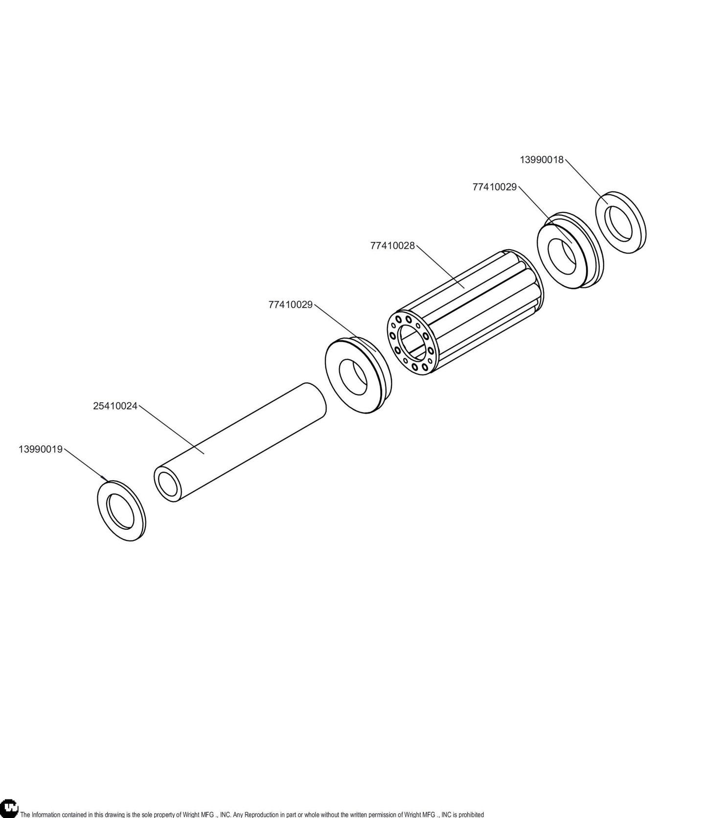 Velke Bearing Kit (Rep VXSPKIT) 95470004.