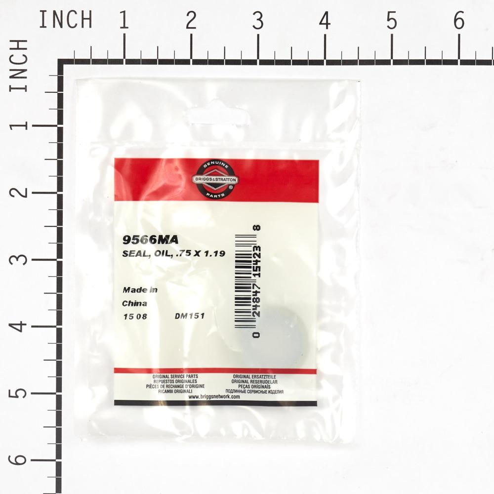 Briggs & Stratton Seal, Oil, .75 X 1.19 9566MA
