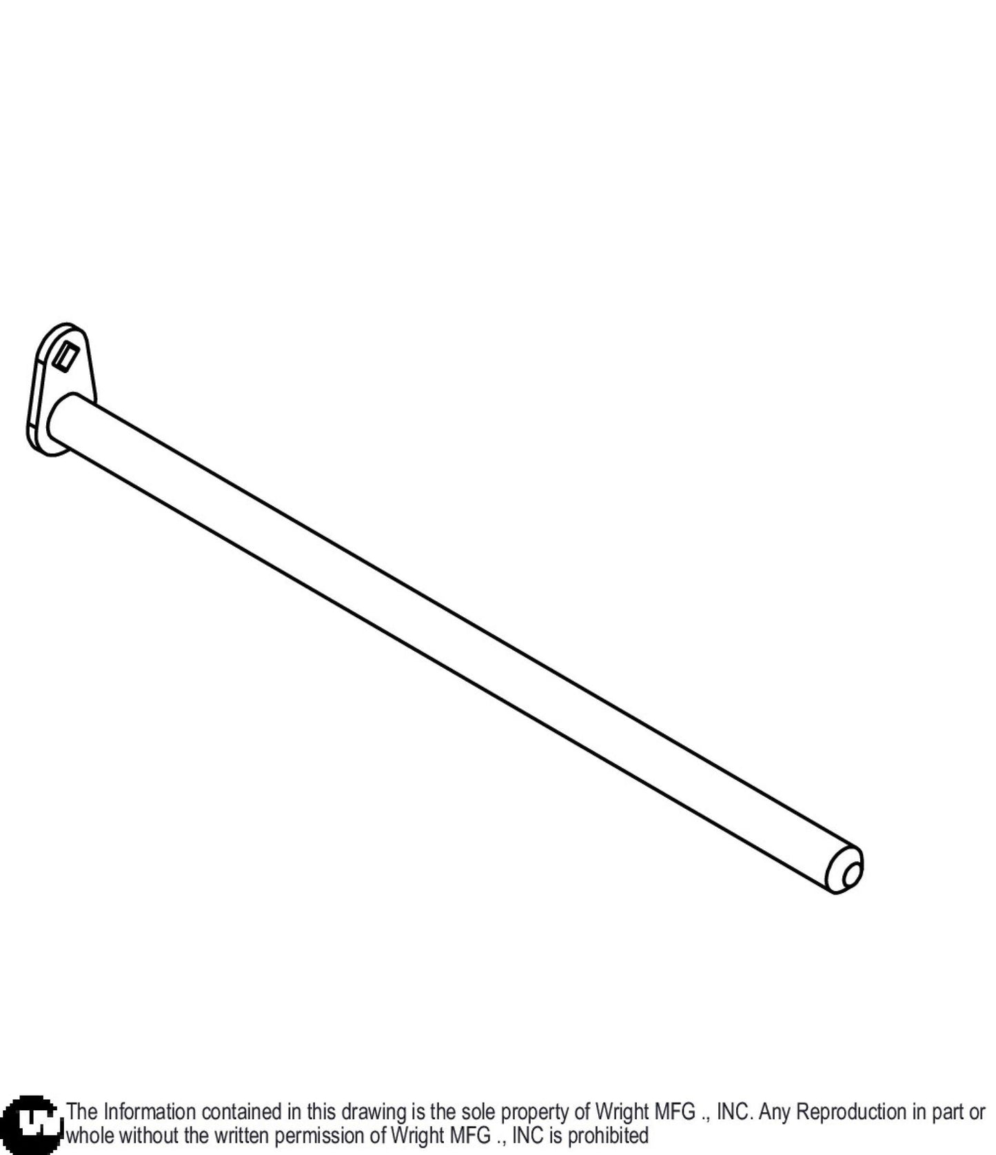 WZ2 Suspension Through Pin Weldment 96410013.