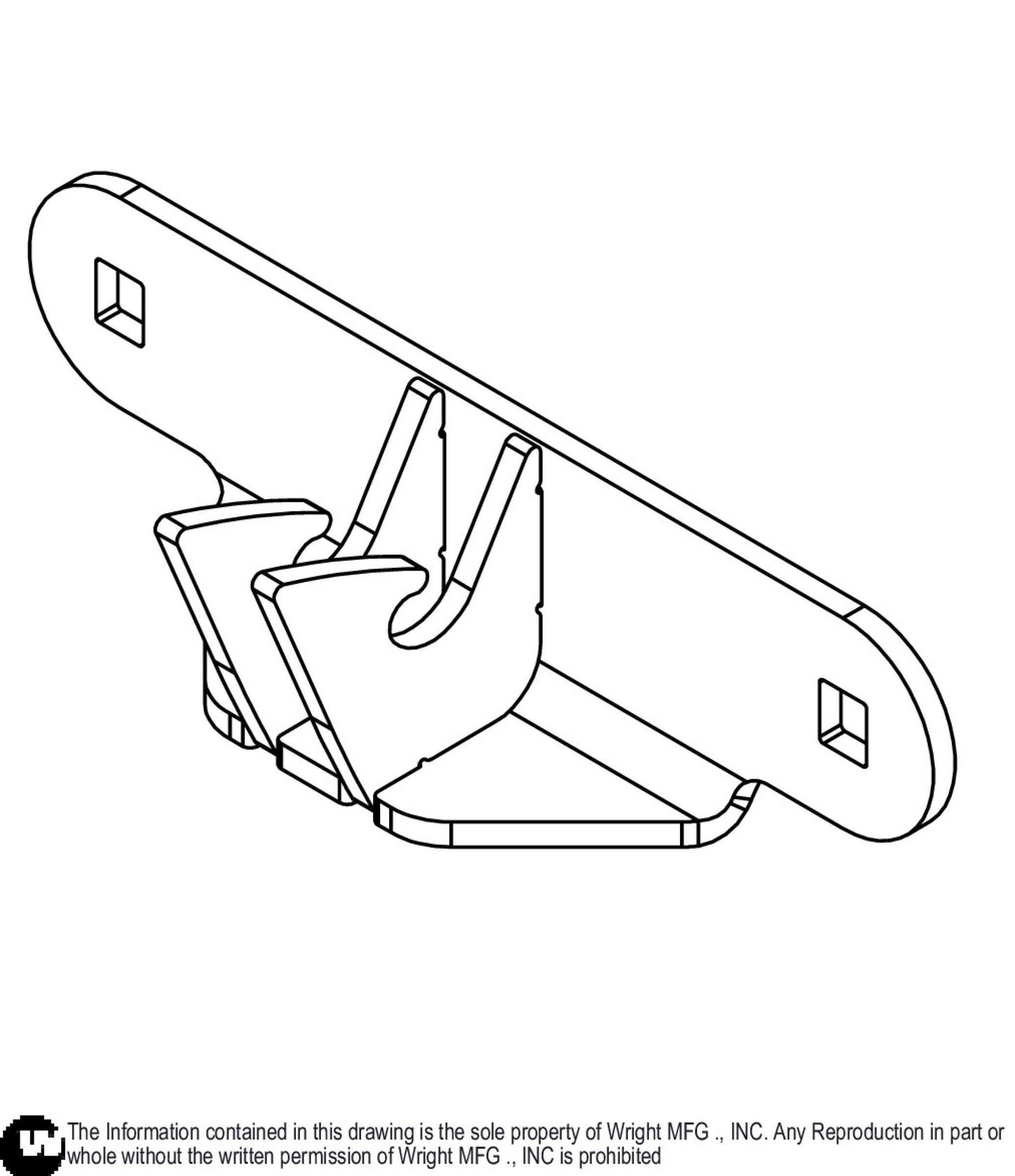 WZXT Parking Brake Latch Weldment 96410017.