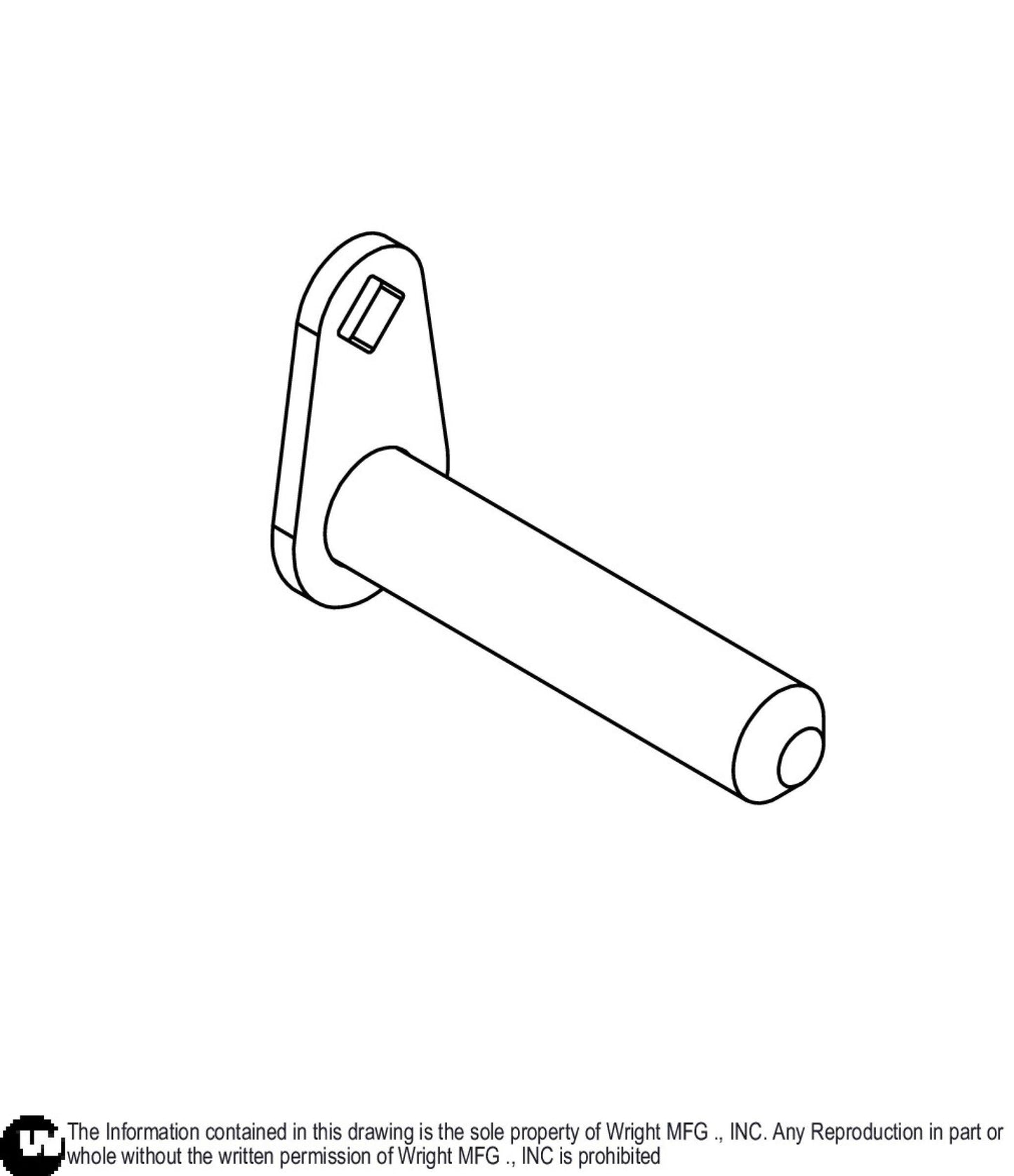 Brake Axle Pin Weldment 96410020.