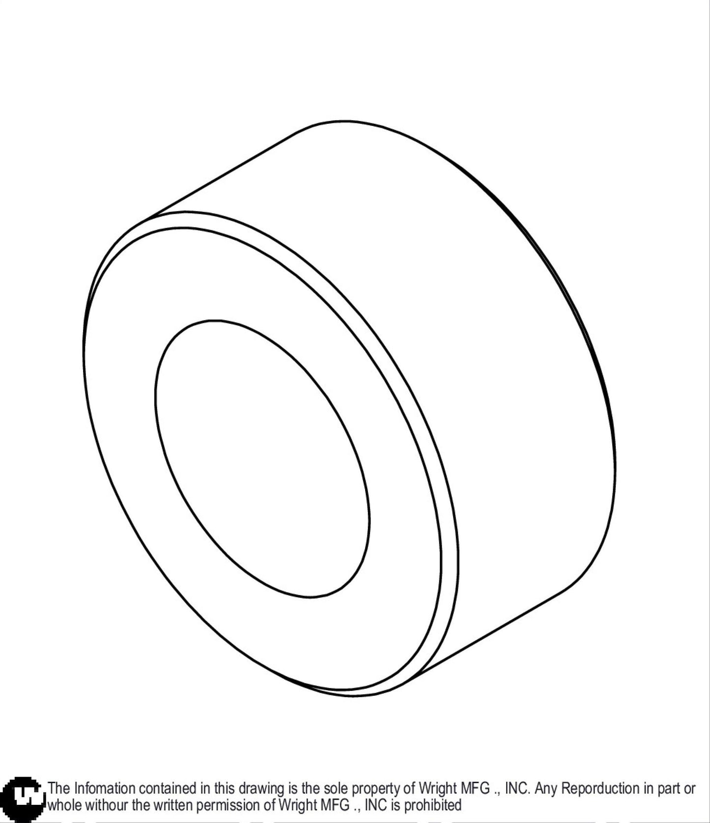 Deck Lift Axle Connector Spacer 96460004.