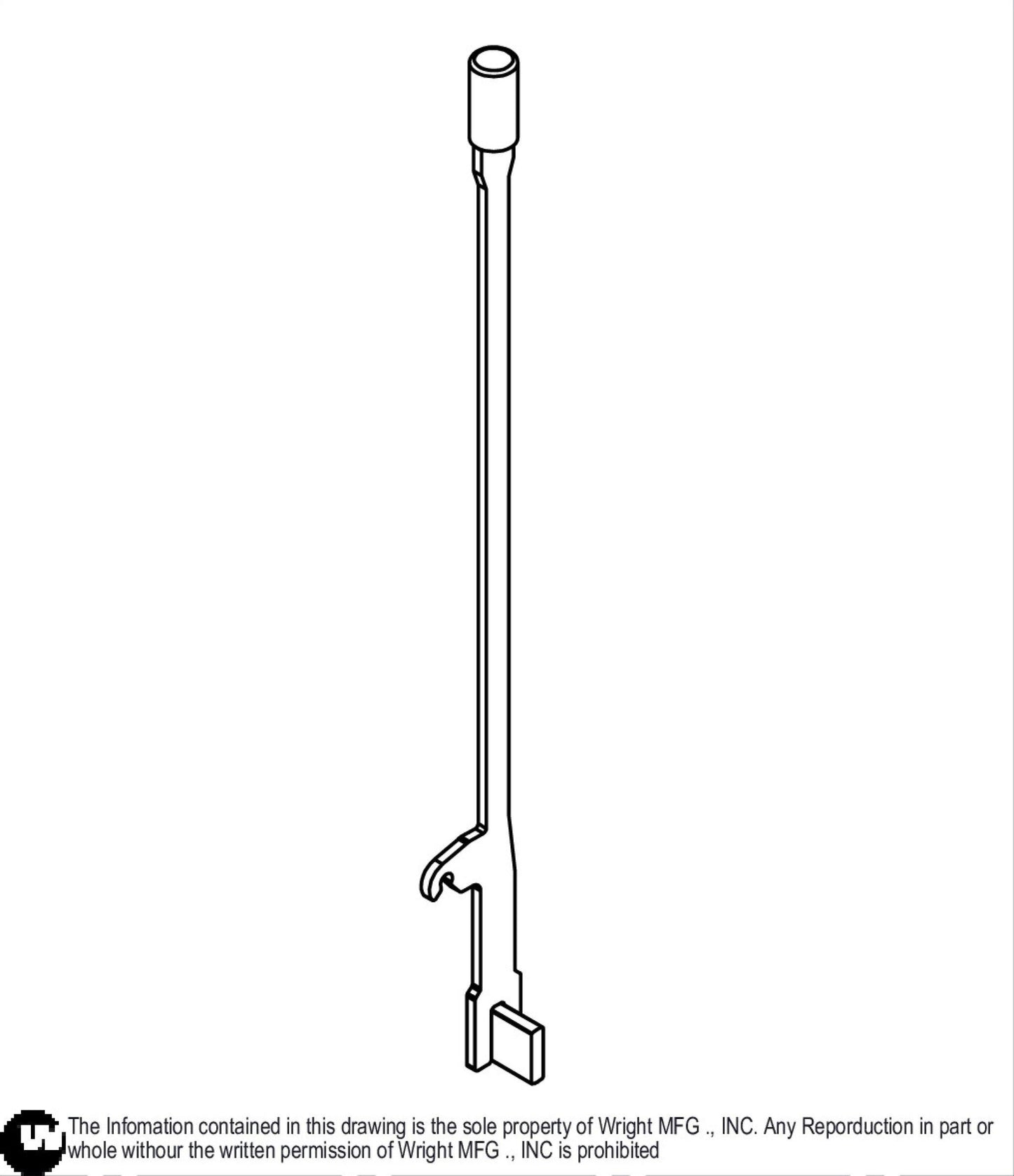 WSES Deck Lift Height Lock Weldment 96460045.