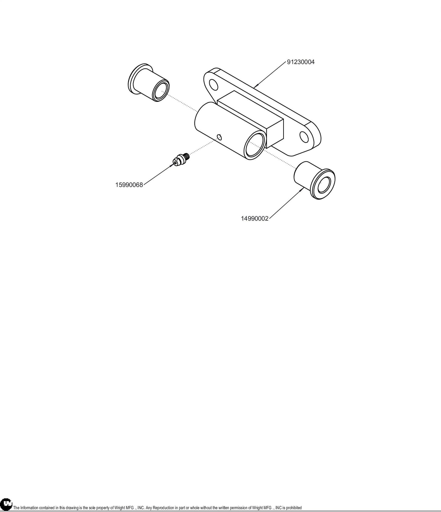 Black Velke Hitch Assembly 98230001.