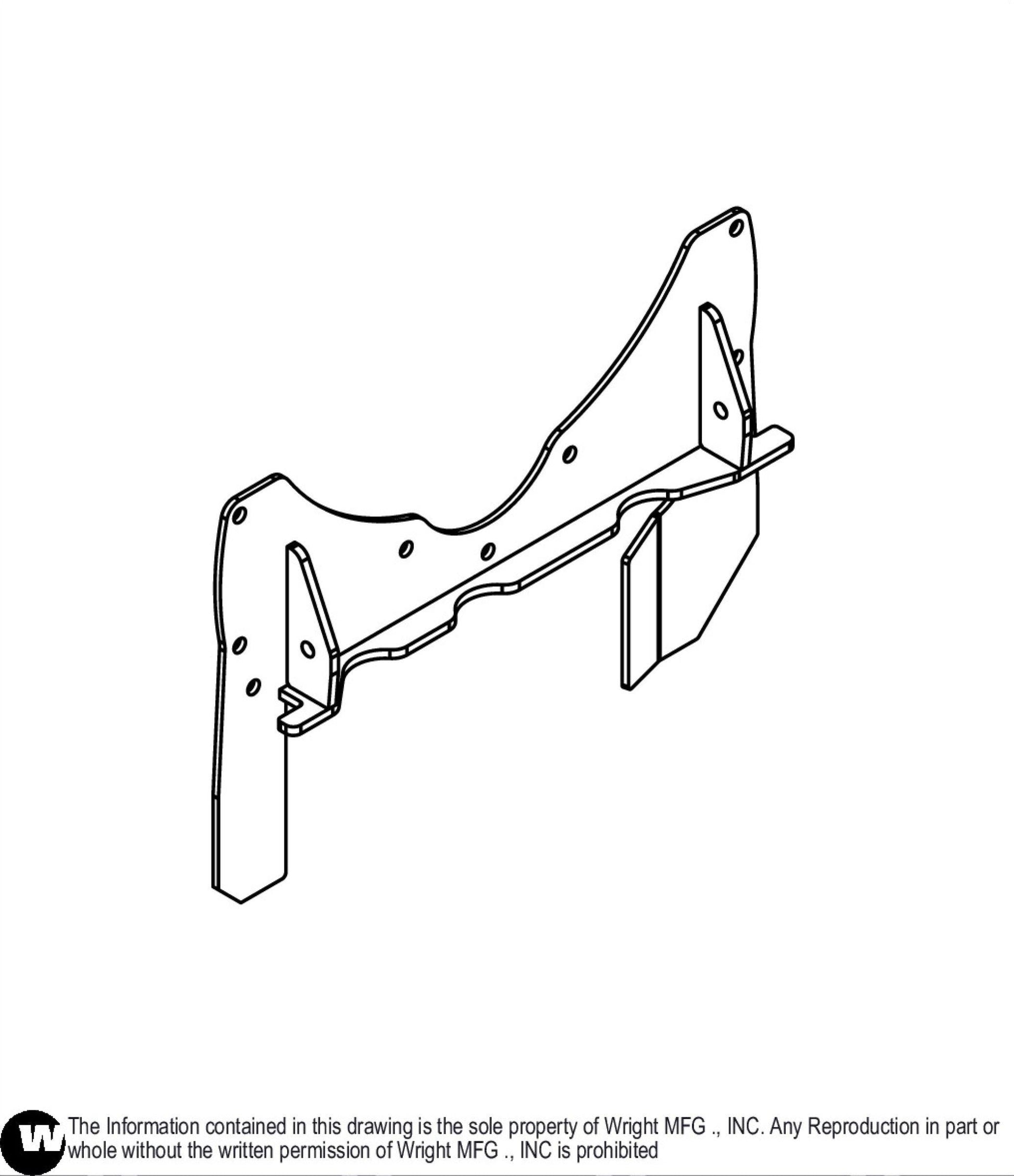 Grass Collection System Bracket 98330002.