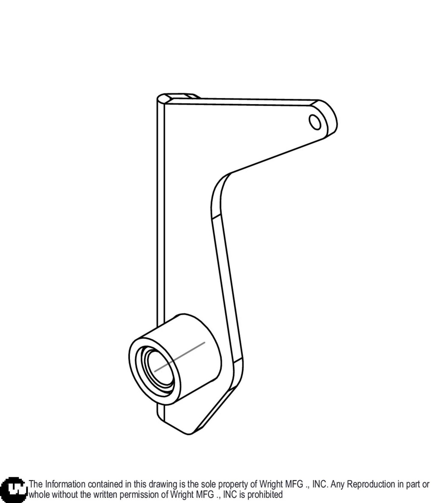 Left Neutral Adjust Lever W/ Bush 98410007.