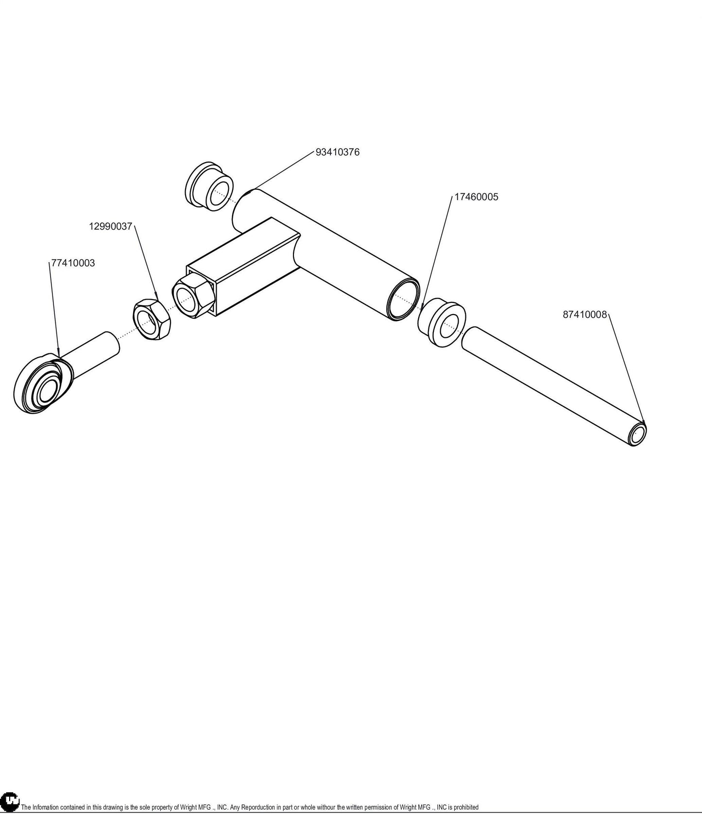 WSTN Control Arm Assembly 98410141.