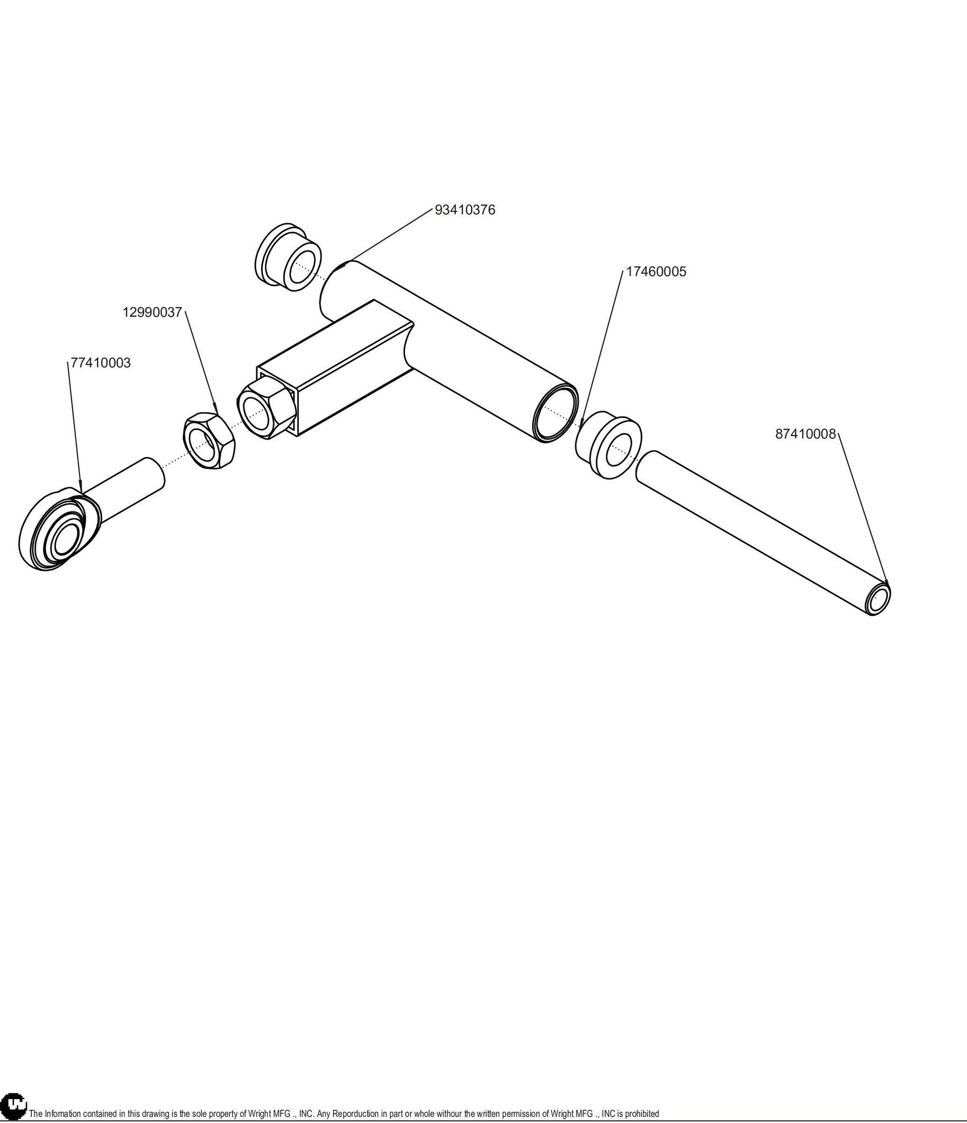 WSTN Control Arm Assembly 98410141.