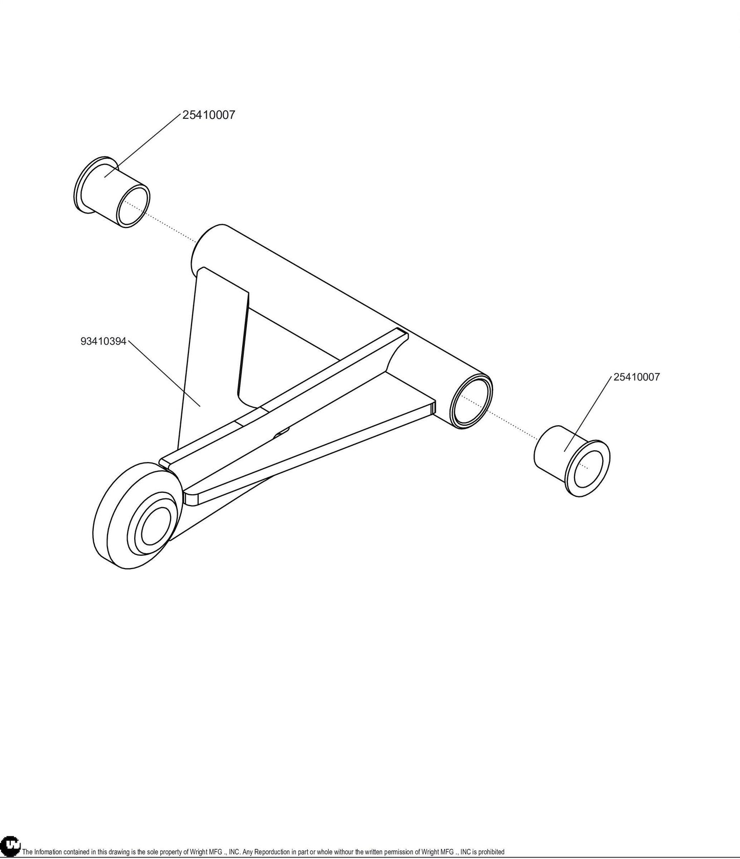 WSZK Control Arm Assembly (SWG) 98410162.
