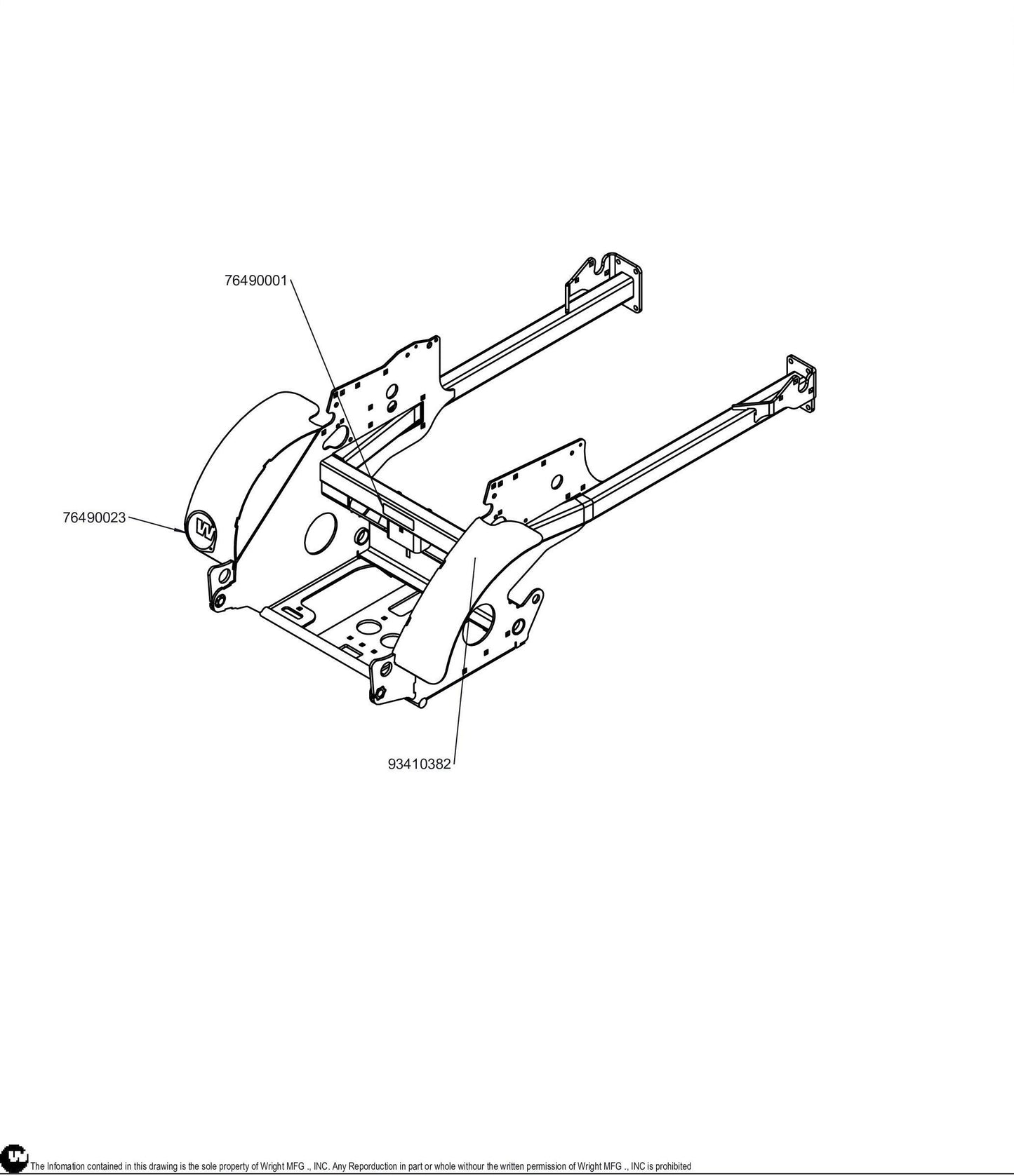 Tractor Body Service Assembly 98410176.