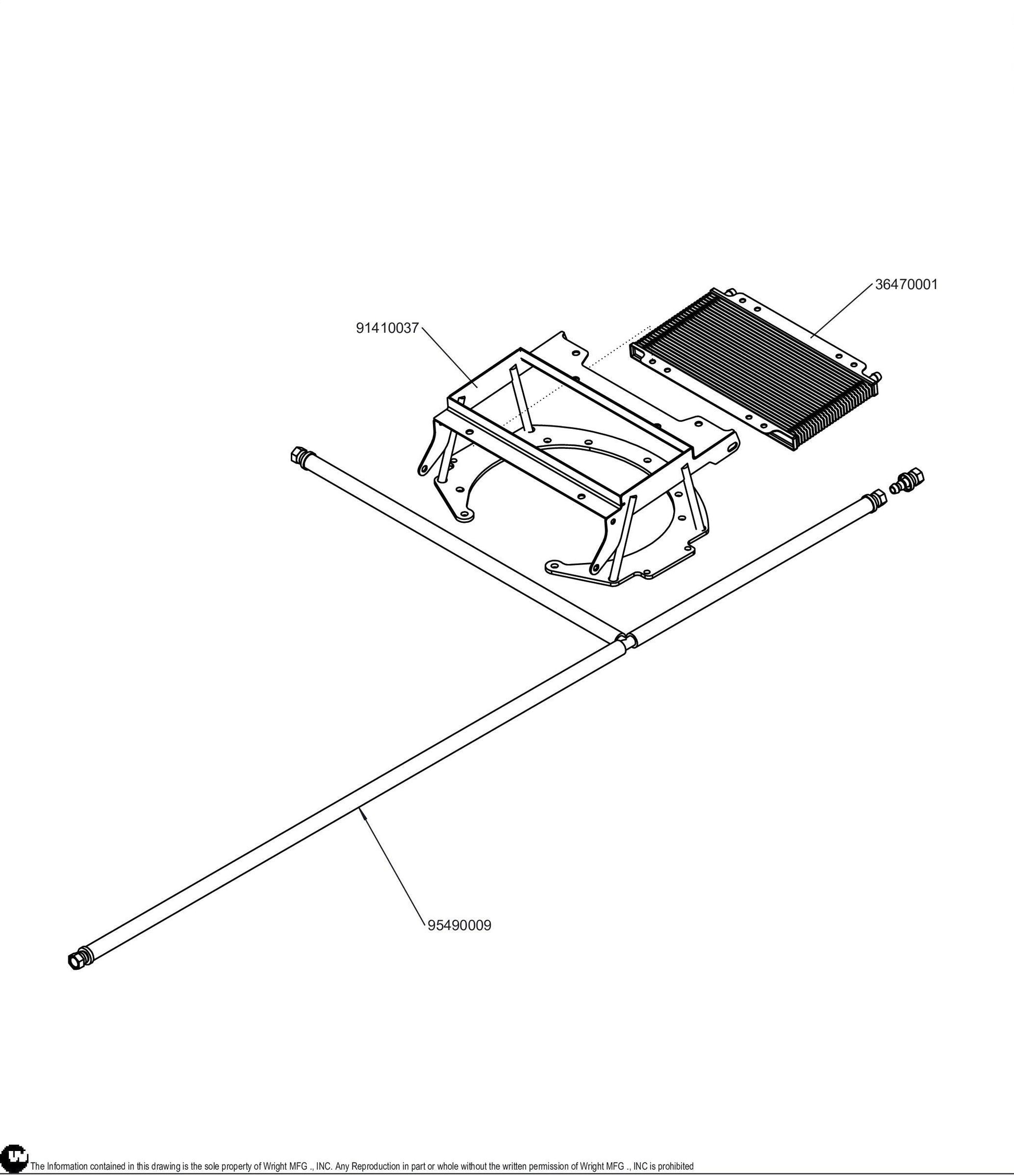 WSE Oil Cooler Retrofit Kit 98410422.