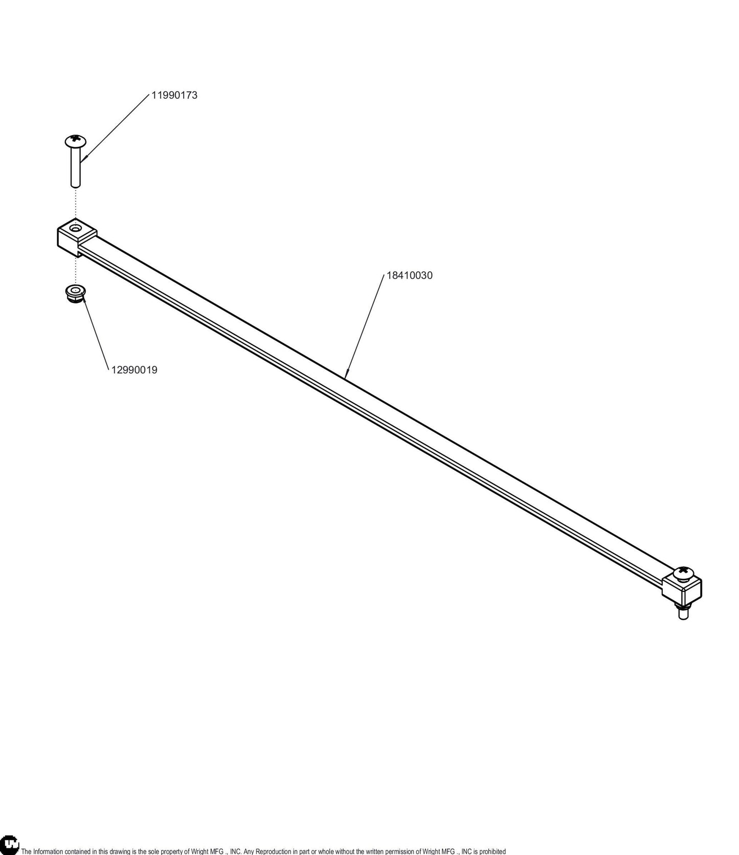 Bucket Holder Strap Assembly 98410446.