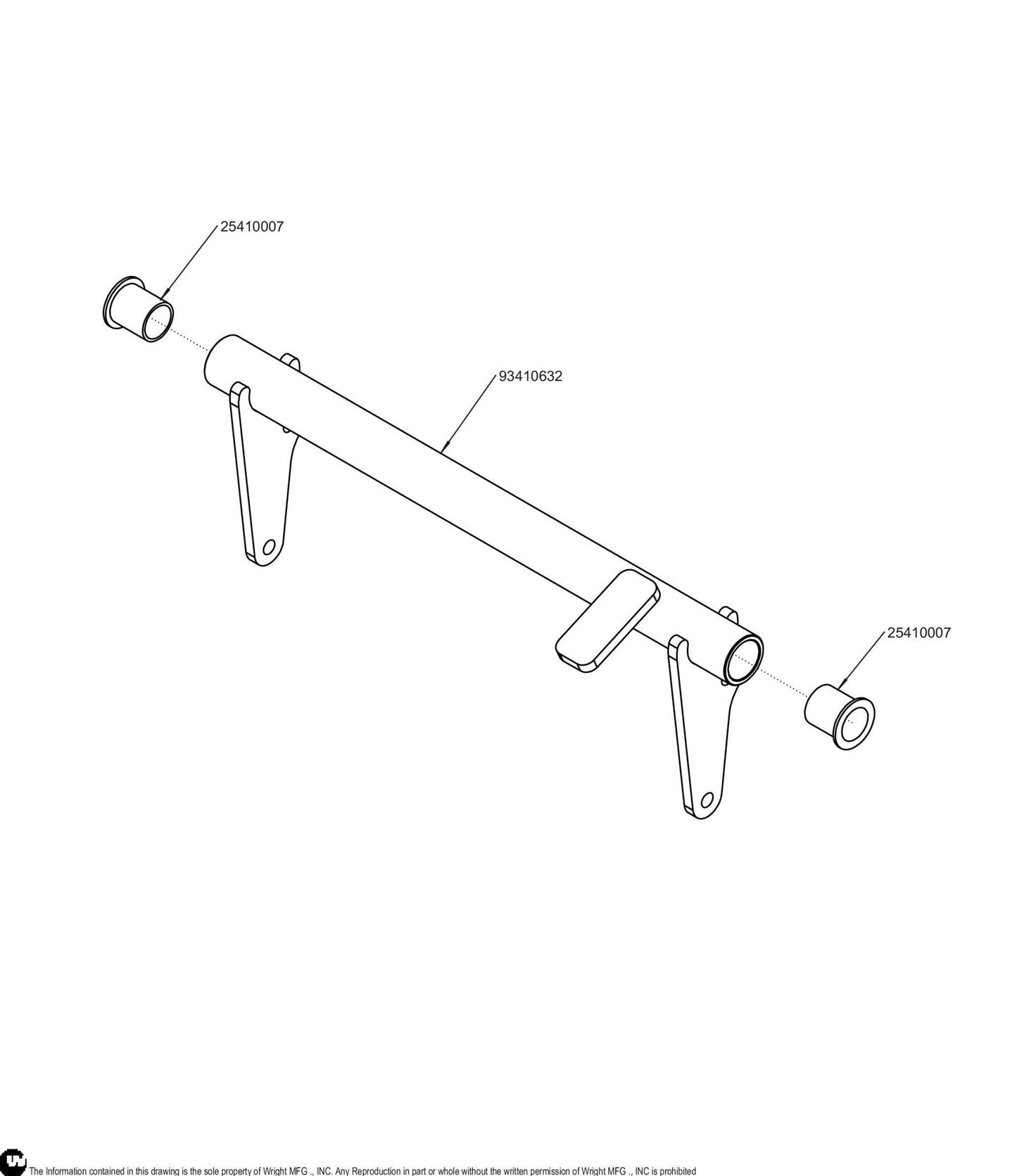 WZXL Brake Axle Assembly 98410451.