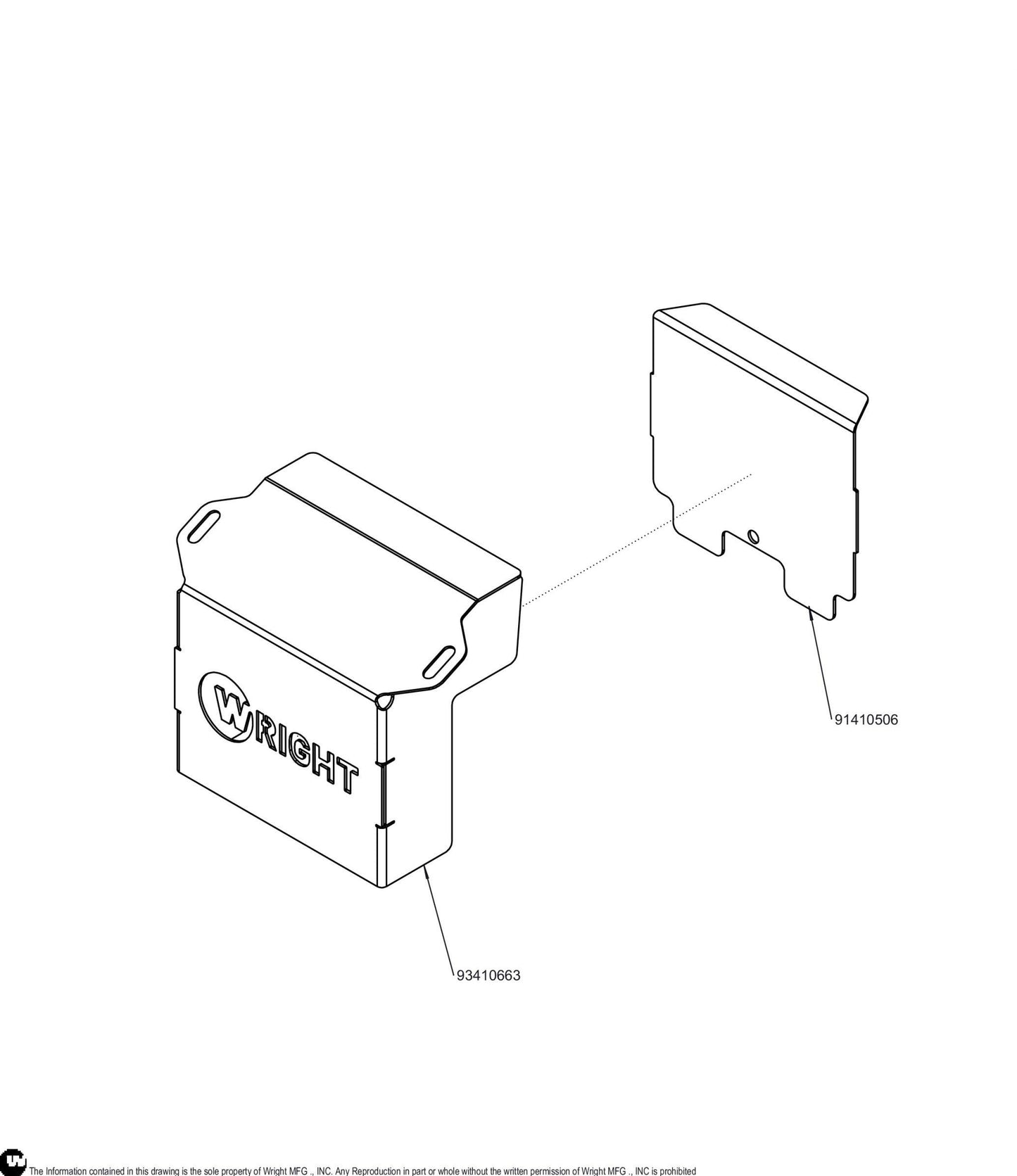 Captive Bolt Battery Cover Assembly 98410457.