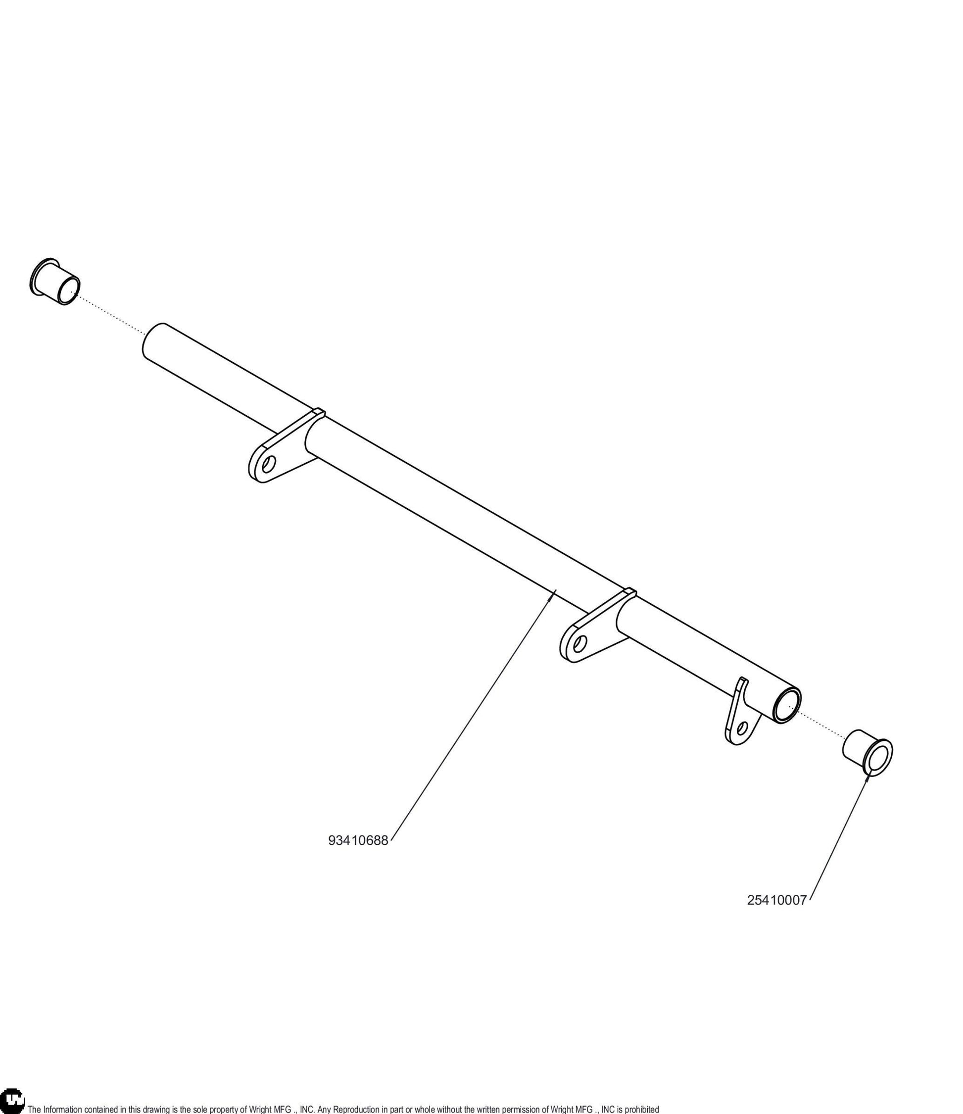 WSLG Brake Axle Assembly 98410463.