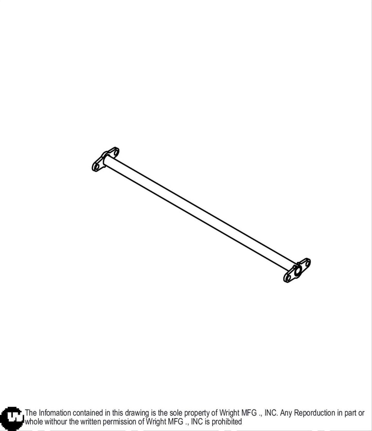 WSE III Torsion Rod Weldment 98420050.