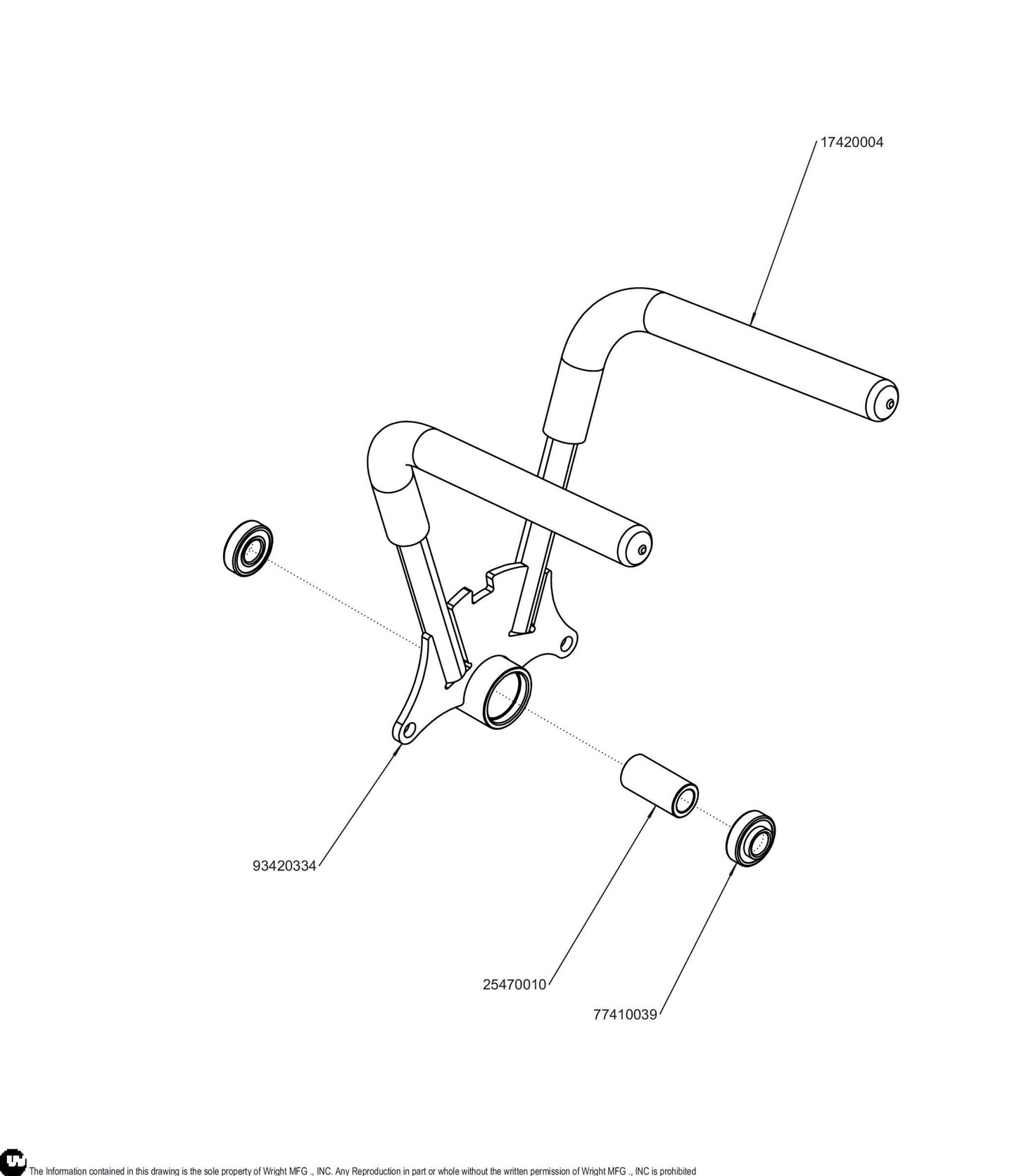 Right WSZK3 Control Lever Assembly 98420231.