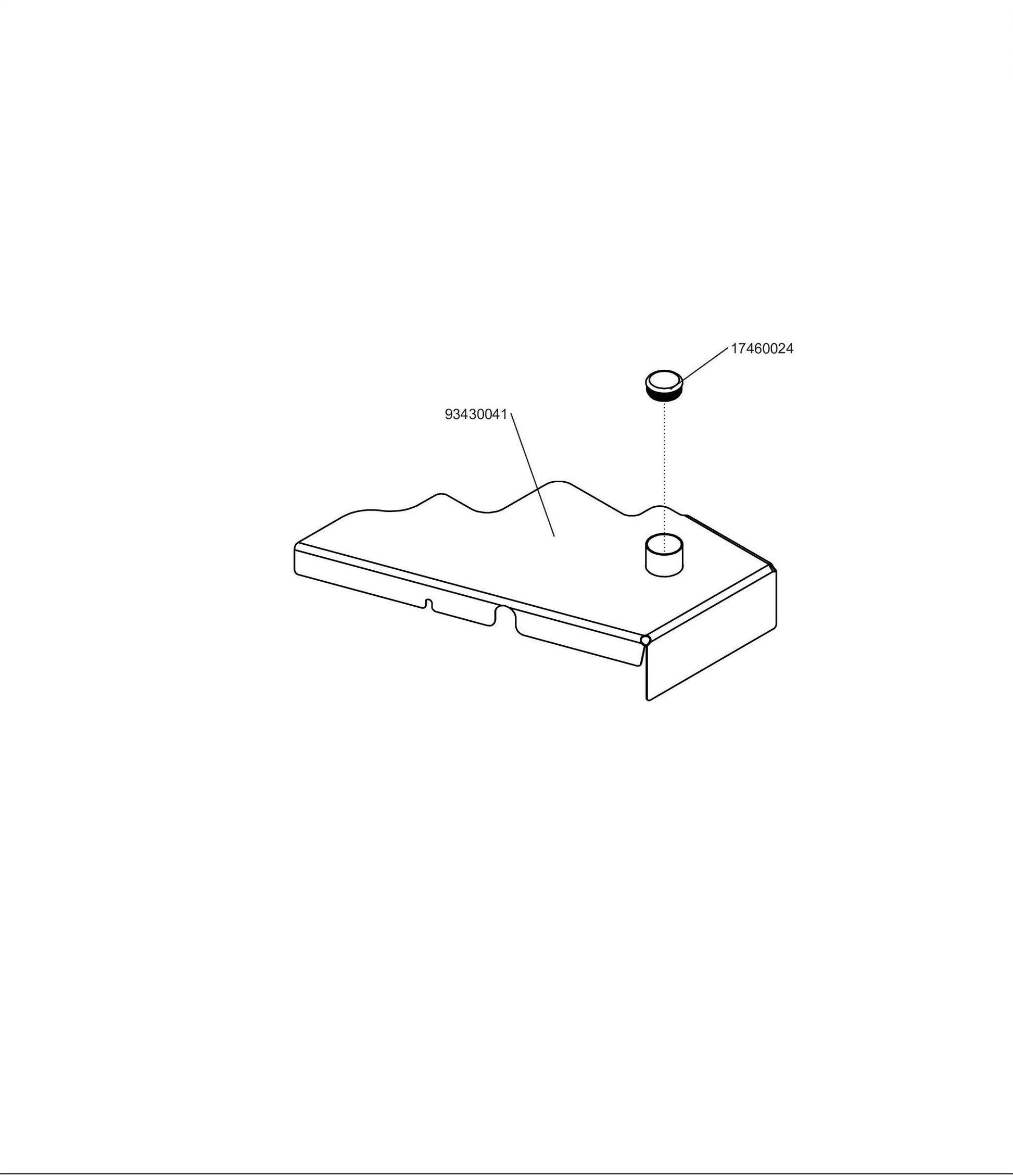 Left 48 WS Deck Cover Assembly 98430007.