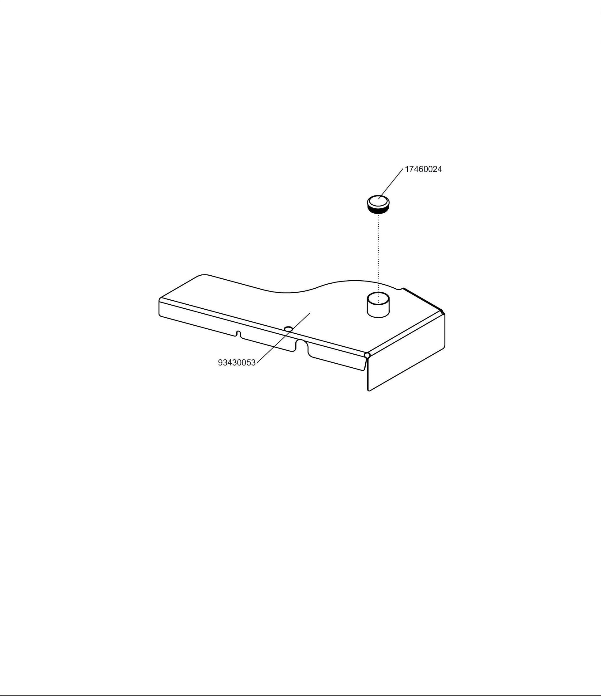 Left 48 Deck Cover Assembly 98430010.