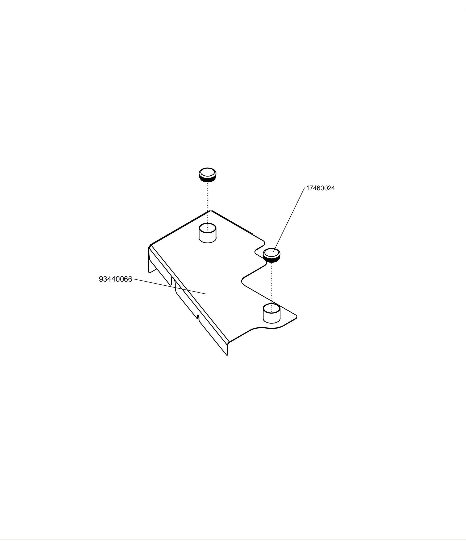 Right 52 WS Deck Cover Assembly 98440014.