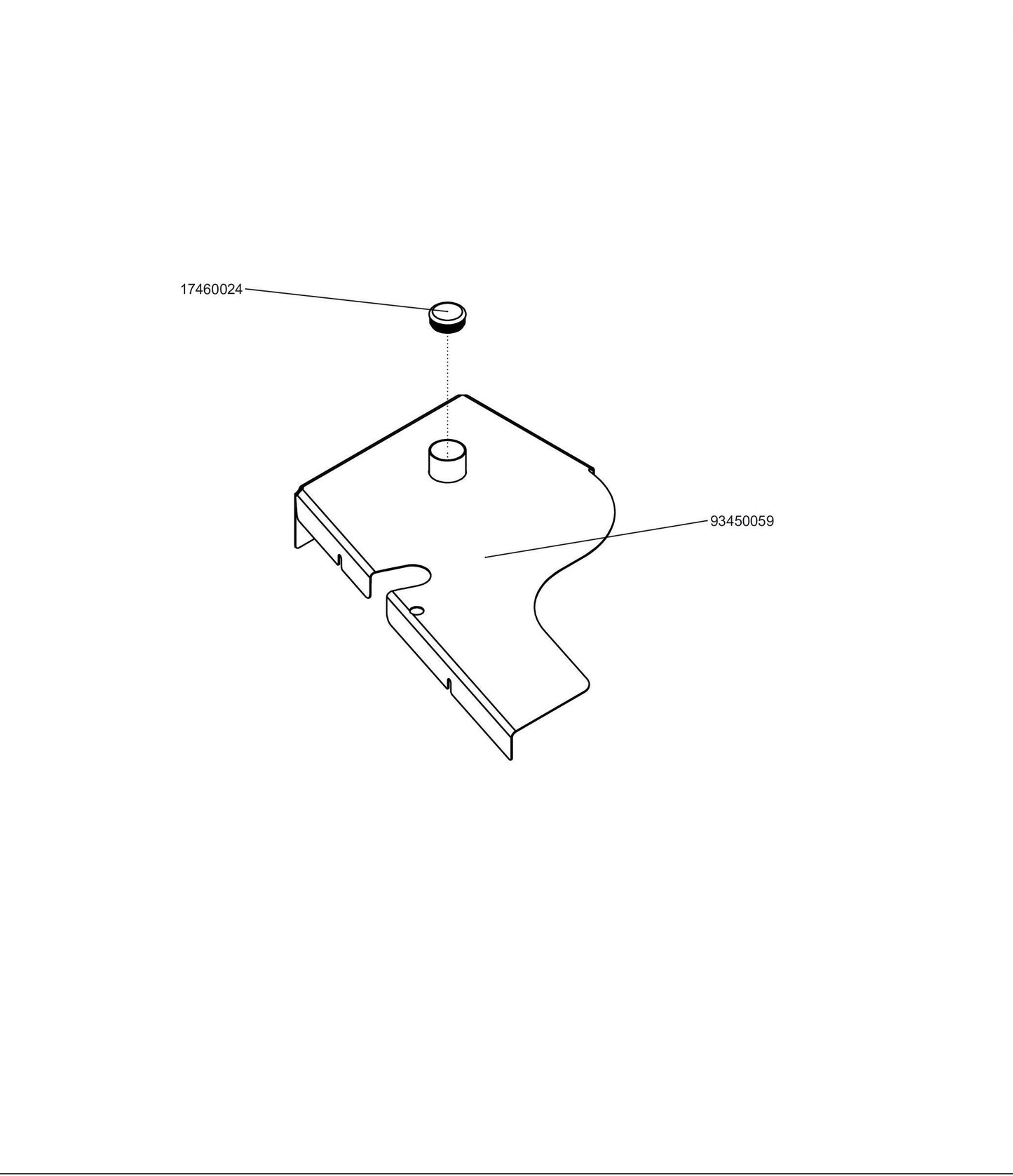 Right 61 Deck Cover Assembly 98450009.