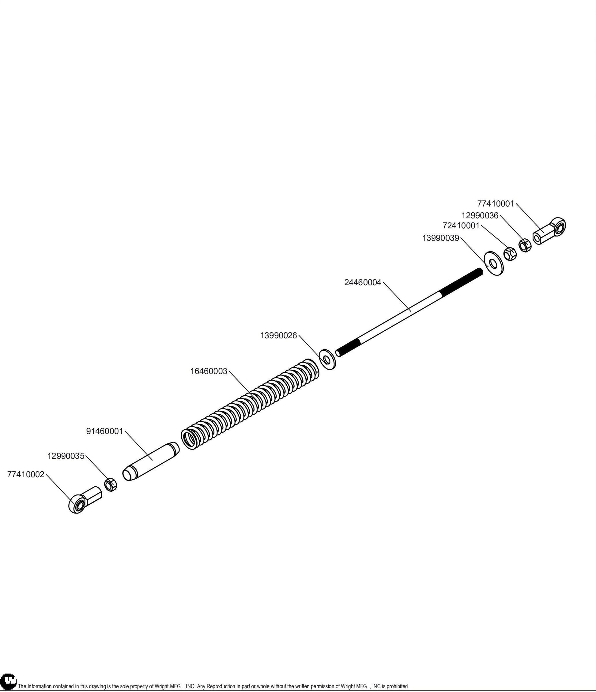 Deck Spring Assembly 98460022.