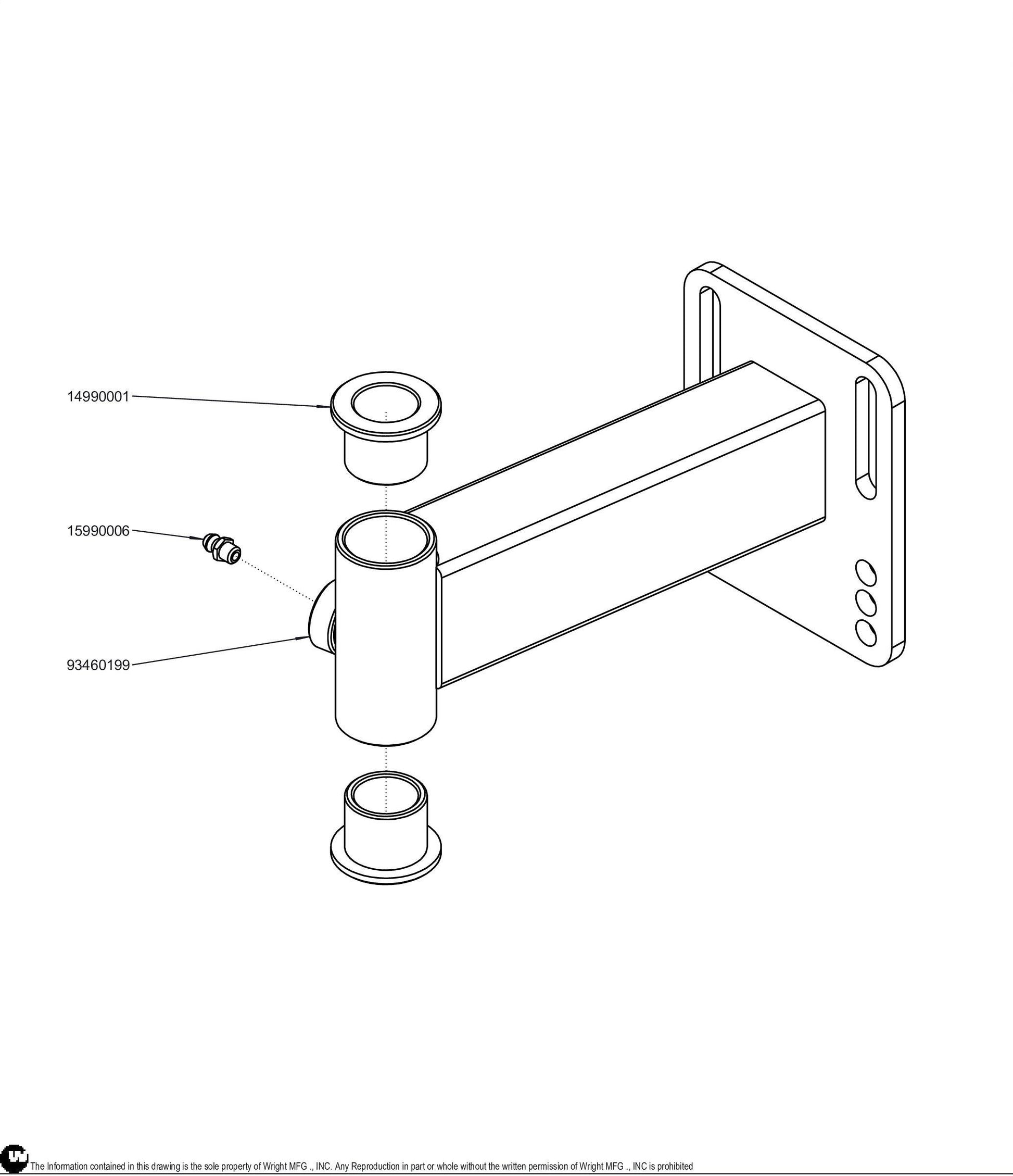 WVK Caster Arm 98460033.