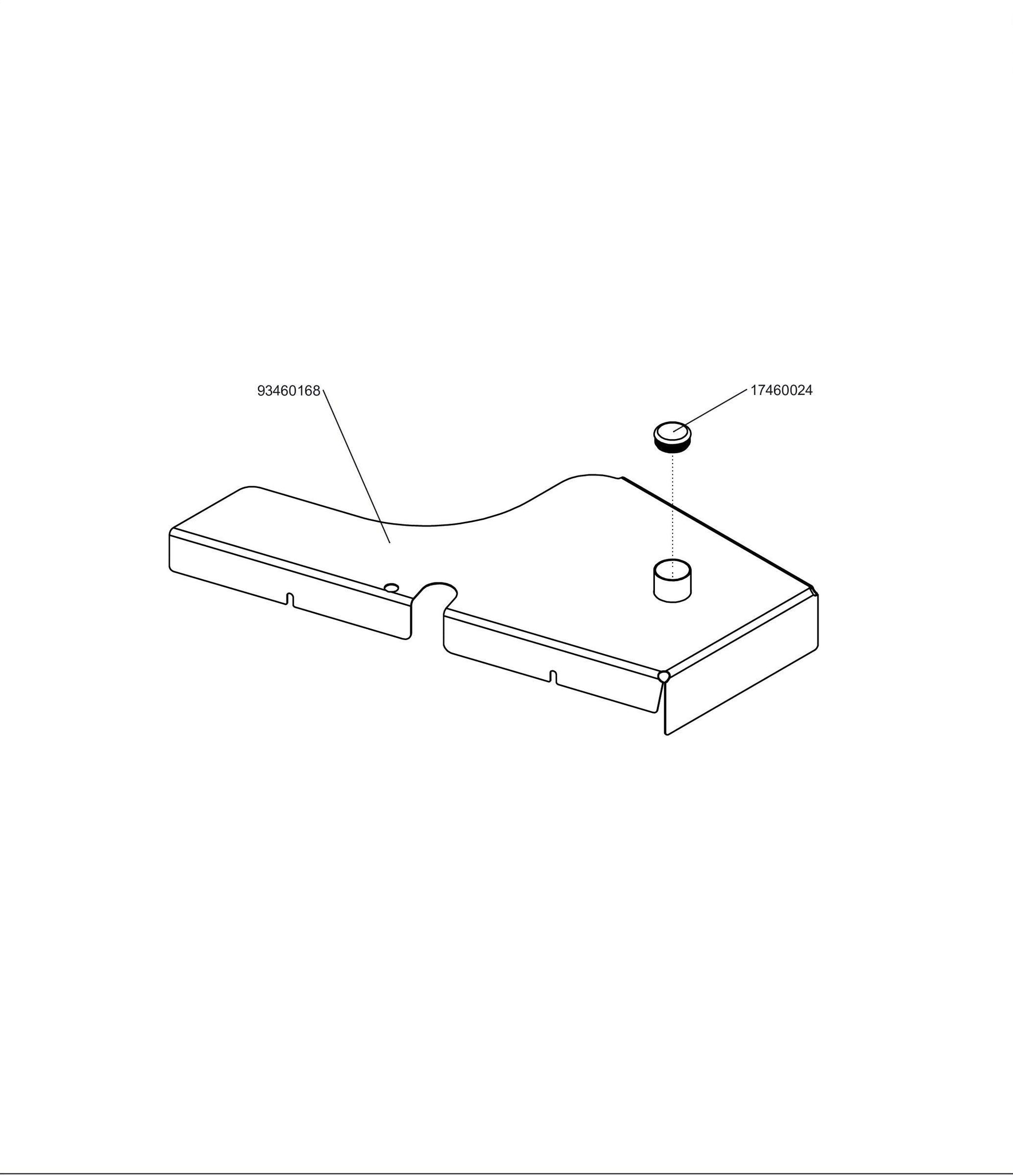 Left 72 Deck Cover Assembly 98460065.