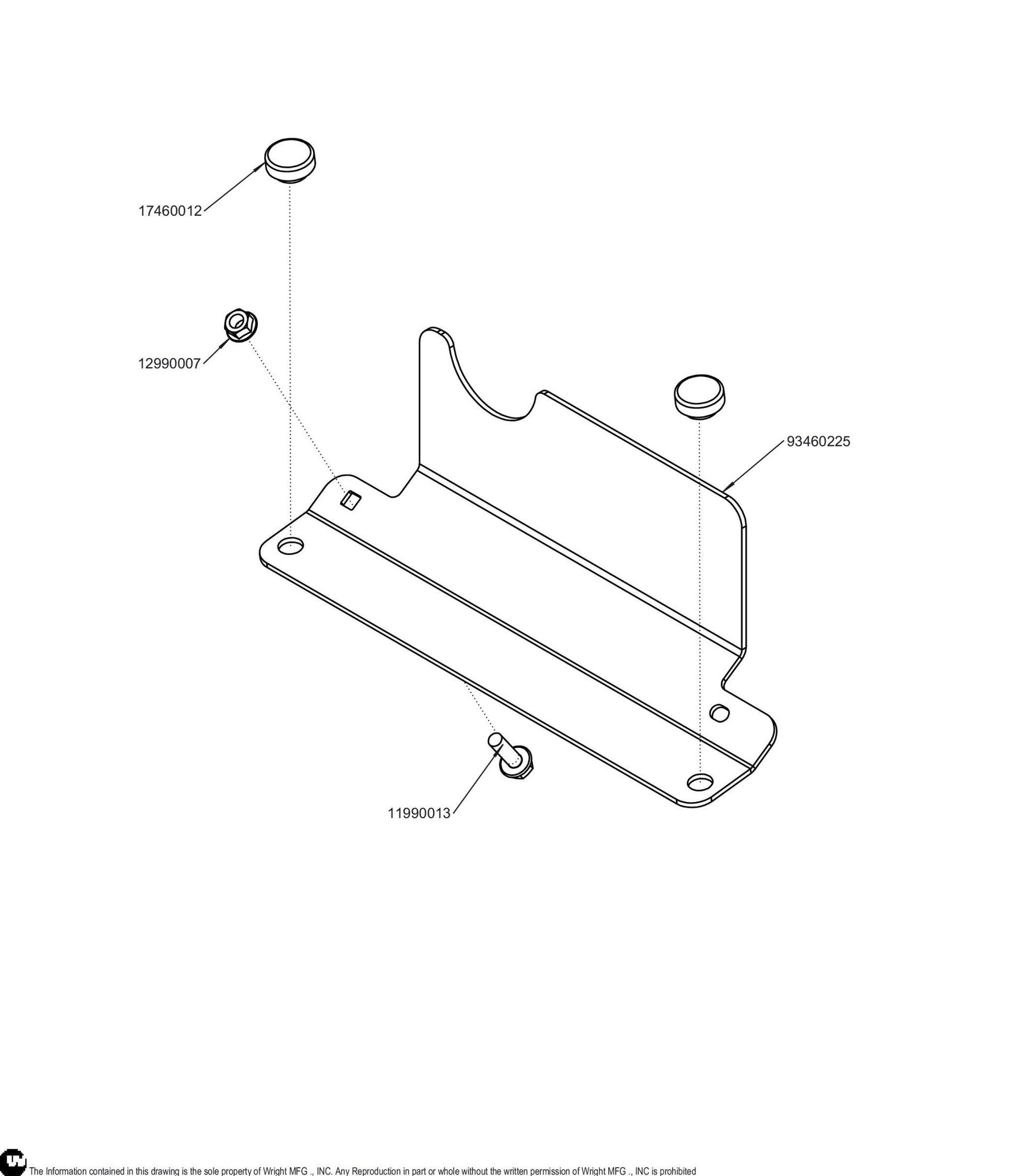 32 WSB Trim Deck Cover Assembly 98460084.