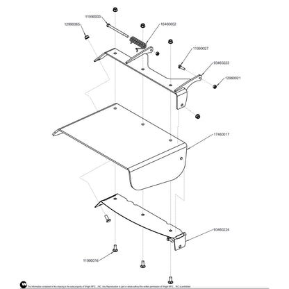 32/36 WSB Flexible Chute Deflector Assembly 98460086