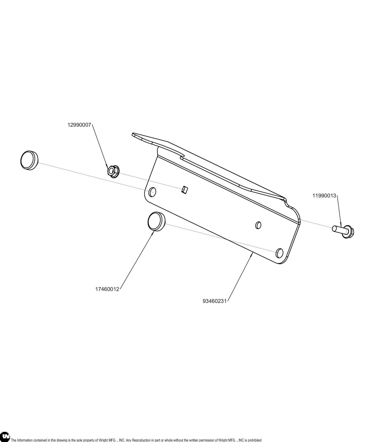 36 WSB Trim Deck Cover Assembly 98460087.
