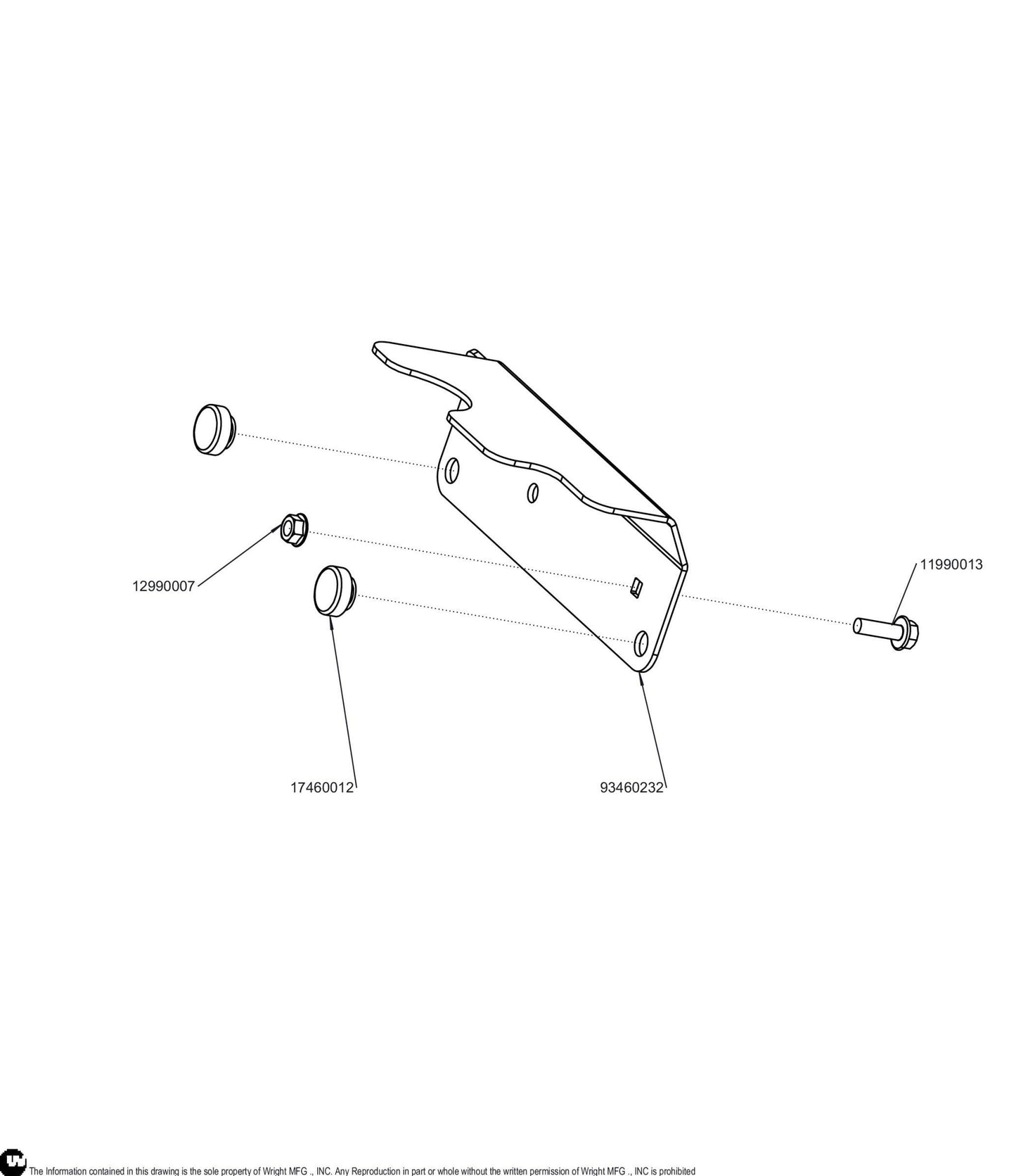 36 WSB Discharge Deck Cover Assembly 98460088.