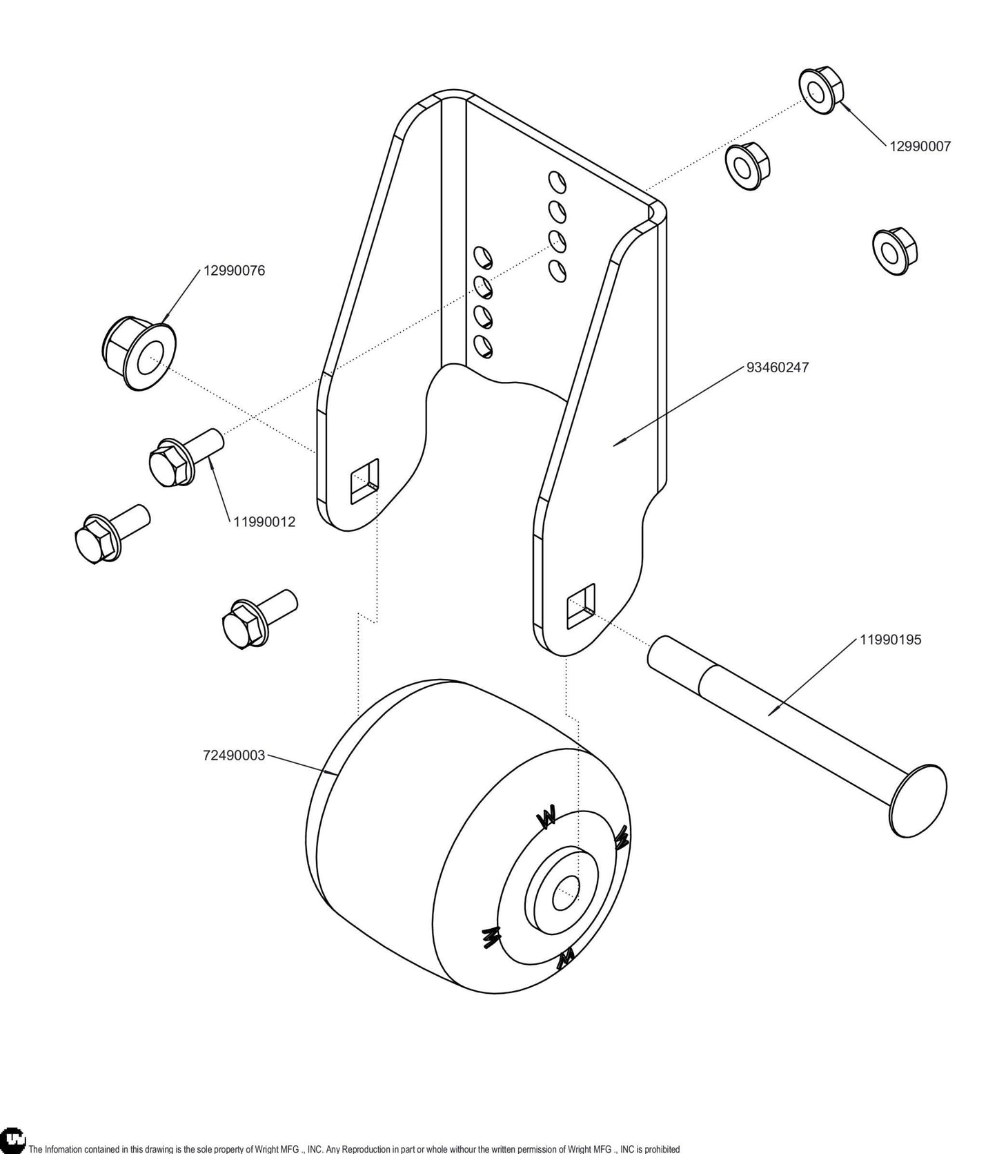 Front Antiscalp Assembly (Rep 98460077) 98460090.