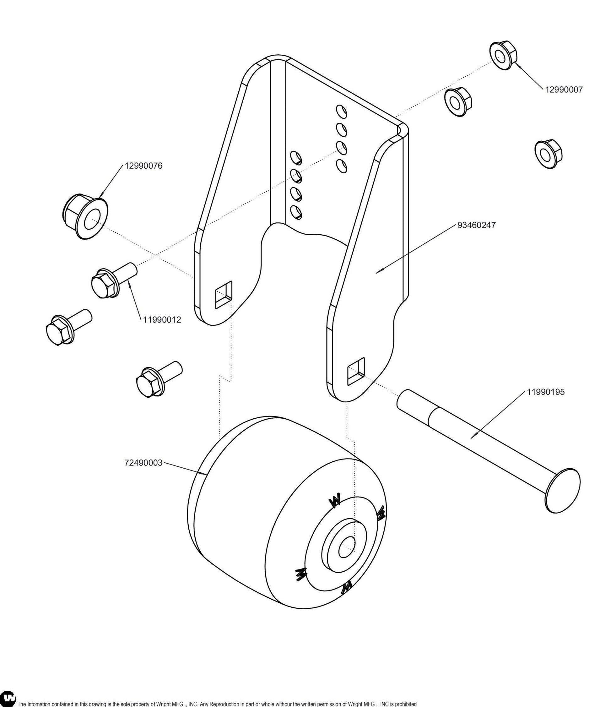 Front Antiscalp Assembly (Rep 98460077) 98460090.