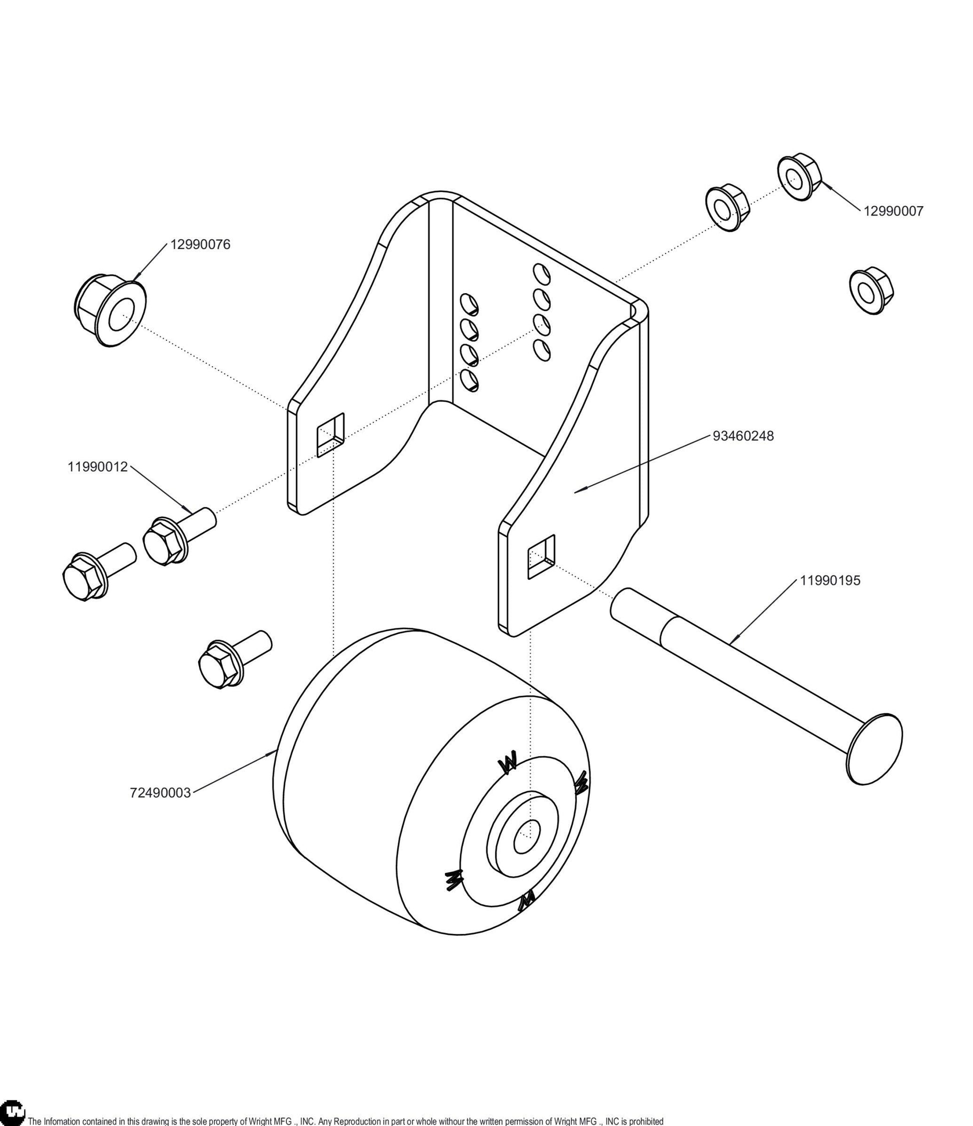 Rear Antiscalp Assembly 98460091.