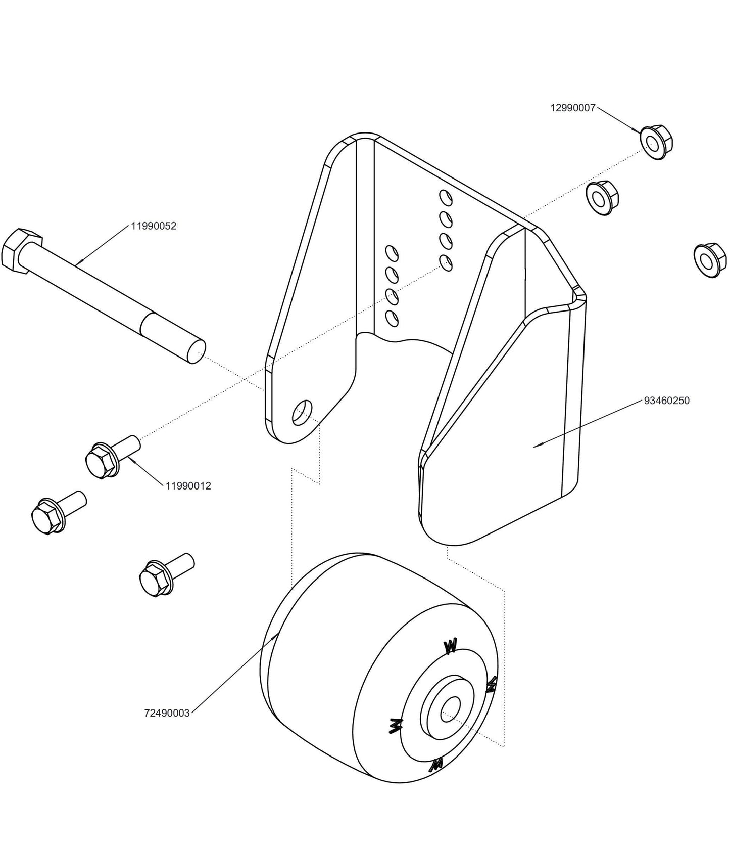 Trim Antiscalp Assembly (Rep 98460076) 98460093.