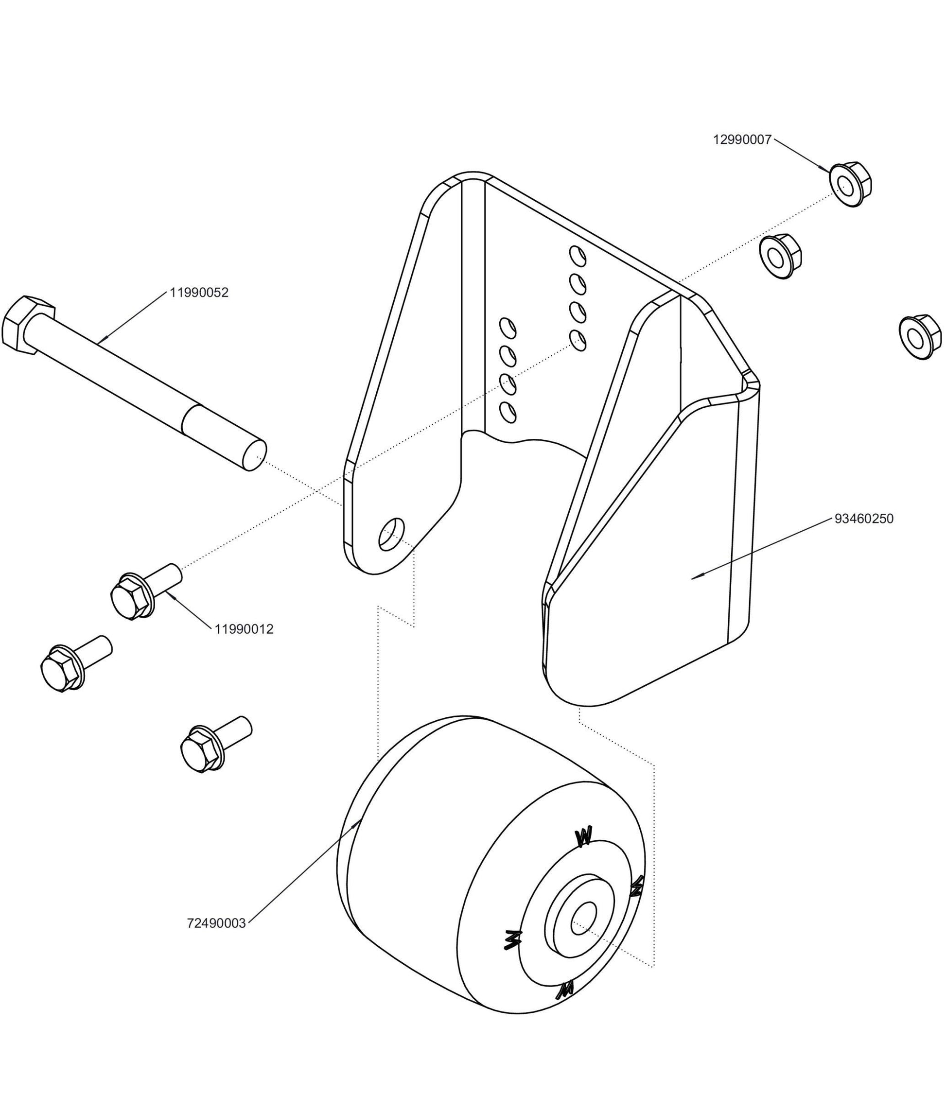 Trim Antiscalp Assembly (Rep 98460076) 98460093.