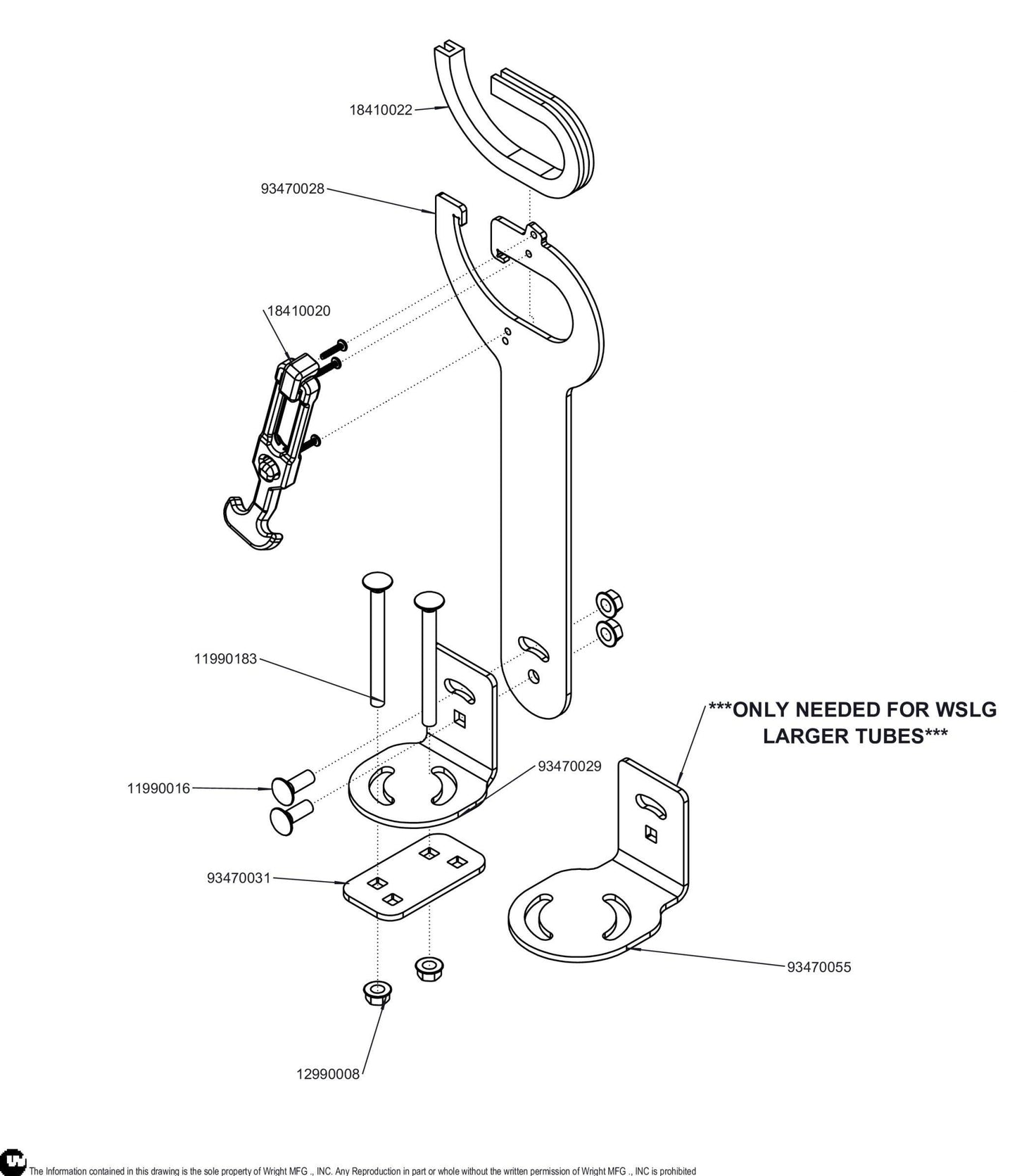 Front Trimmer Attachment Assembly 98470104.