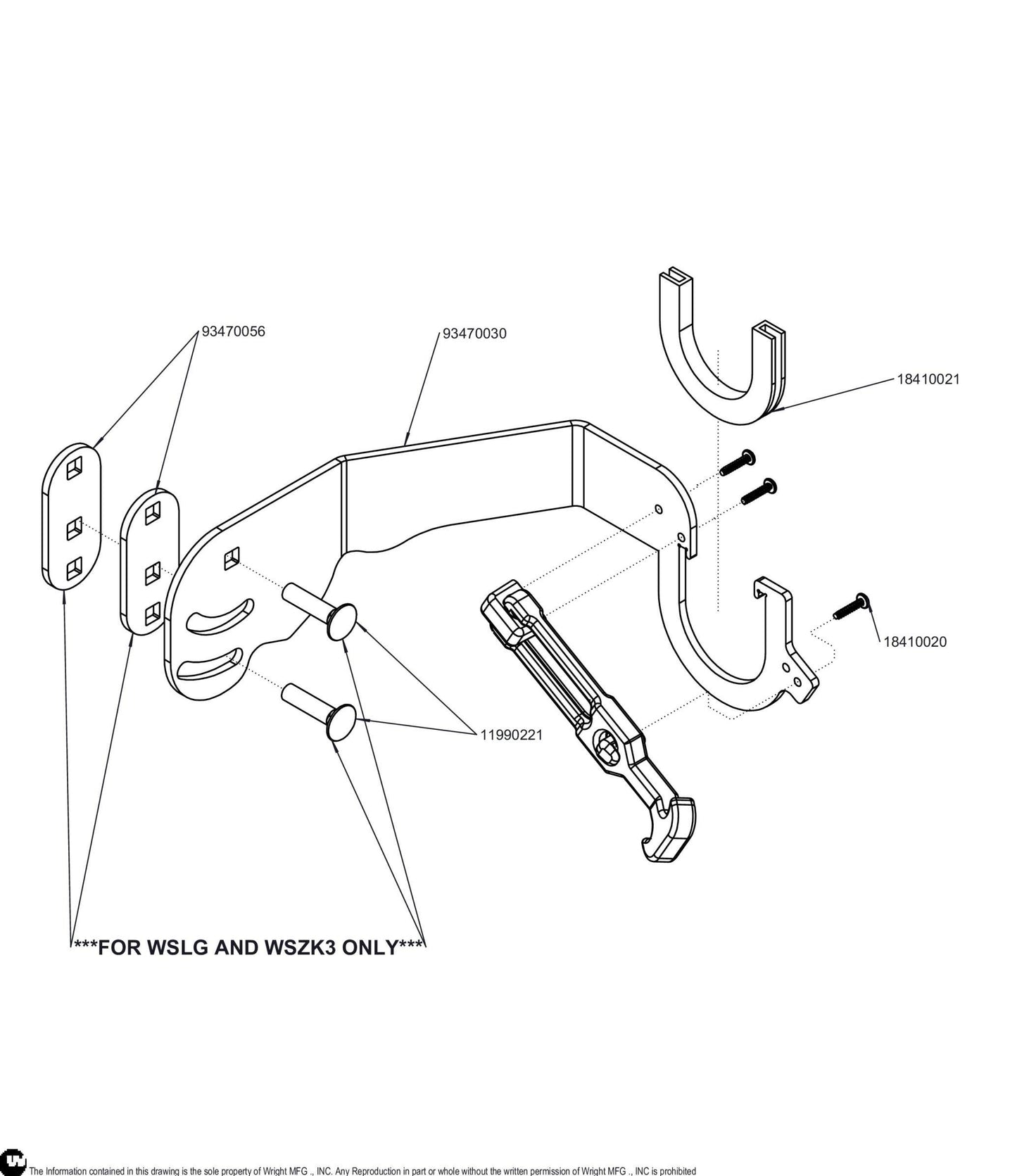 Rear Trimmer Attachment Assembly 98470105.