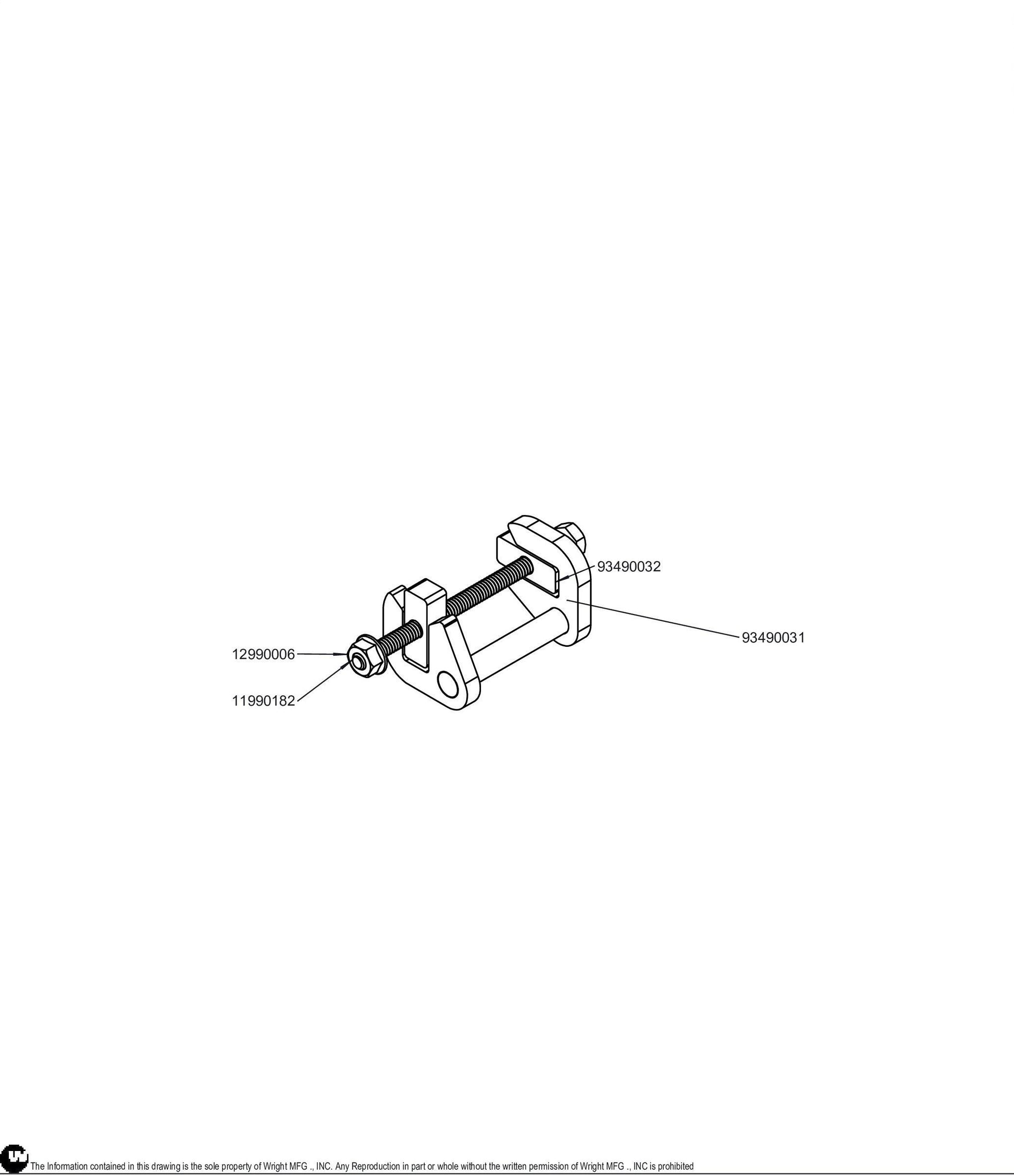 Idler Spring Tool Assembly 98490014.