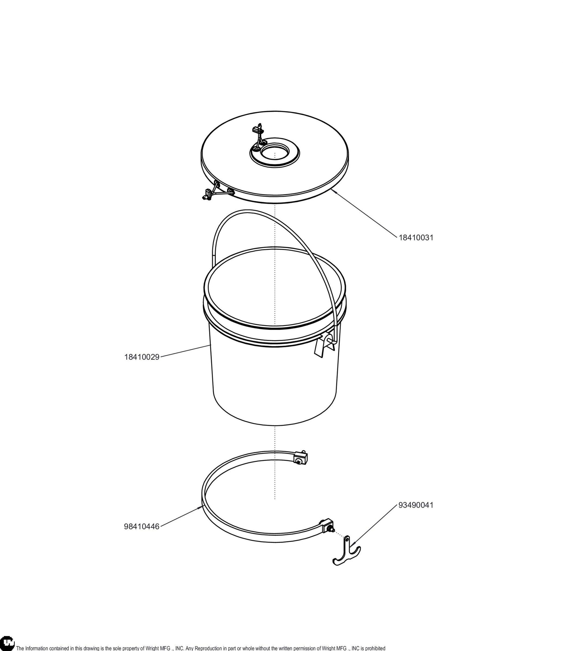 WSZK3 Bucket Assembly 98490032.