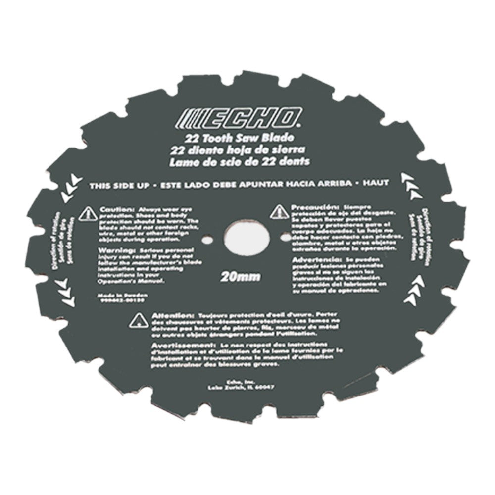 Echo 8" 22-Tooth Brush Blade, 20mm