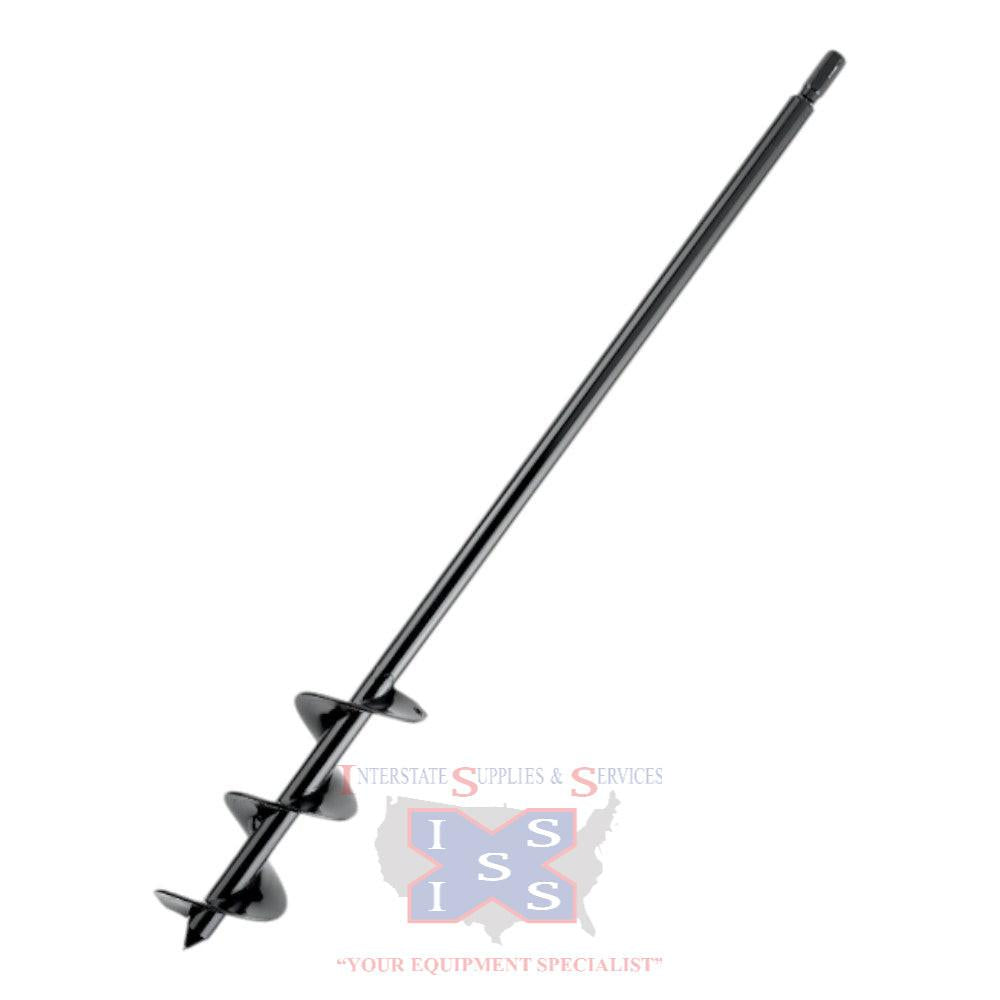 Echo Bulb / plant auger, 3 x 6 x 24 overall length.