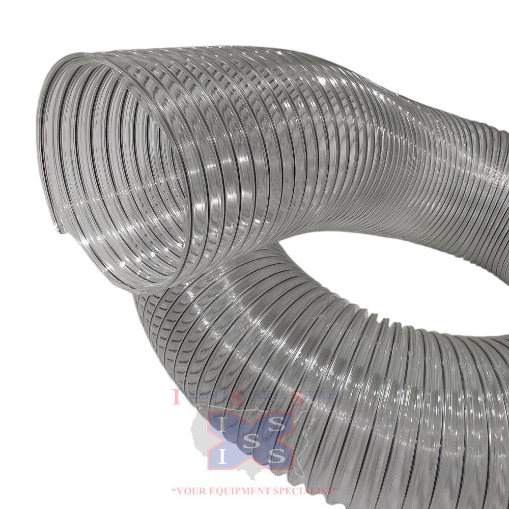 NovaFlex .030" Wall Debris Loader Hose w/Yellow Plastic Helix 8" ID (Sold by the Foot).